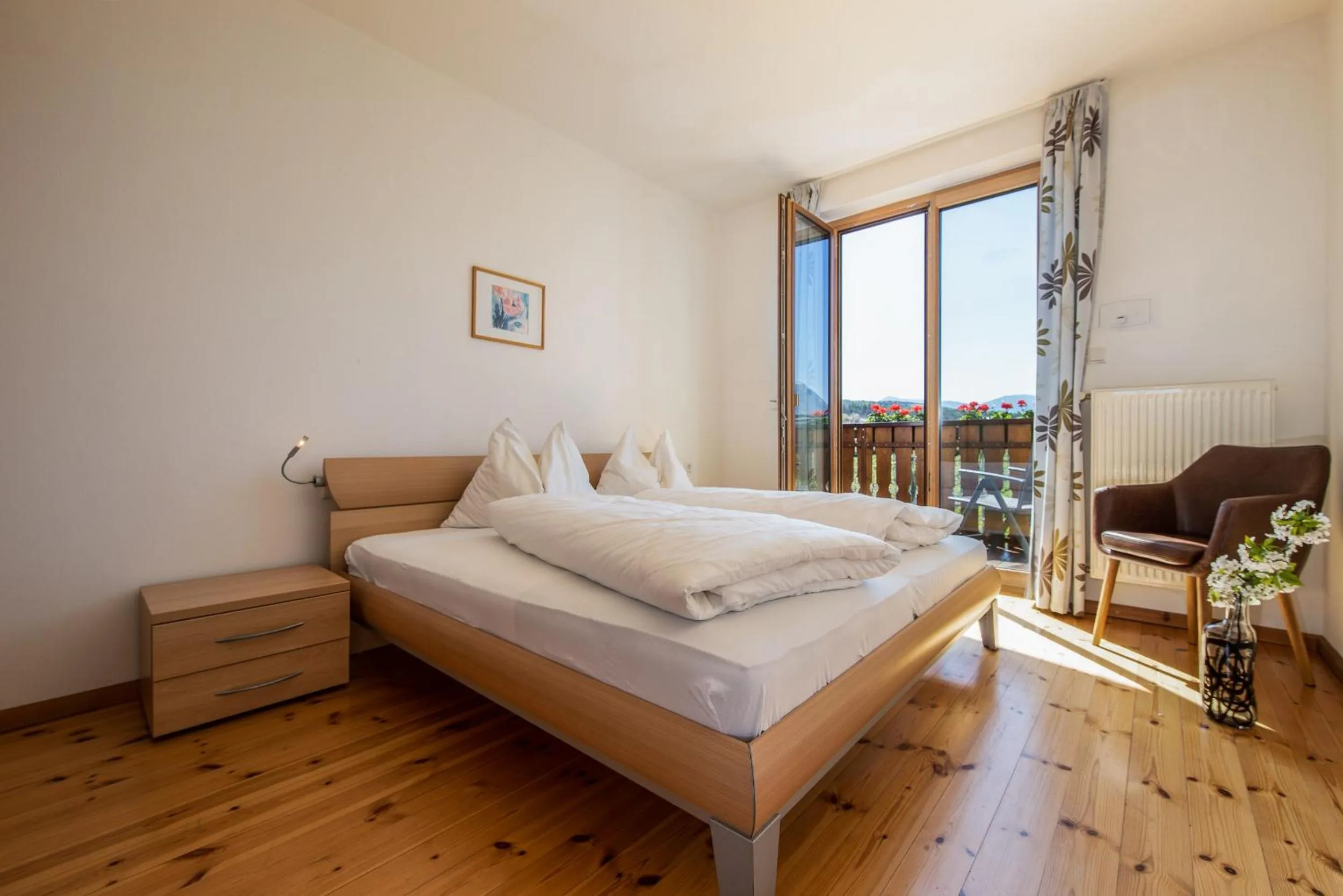 Bedroom, Bed in Appartements Weisshauserhof
