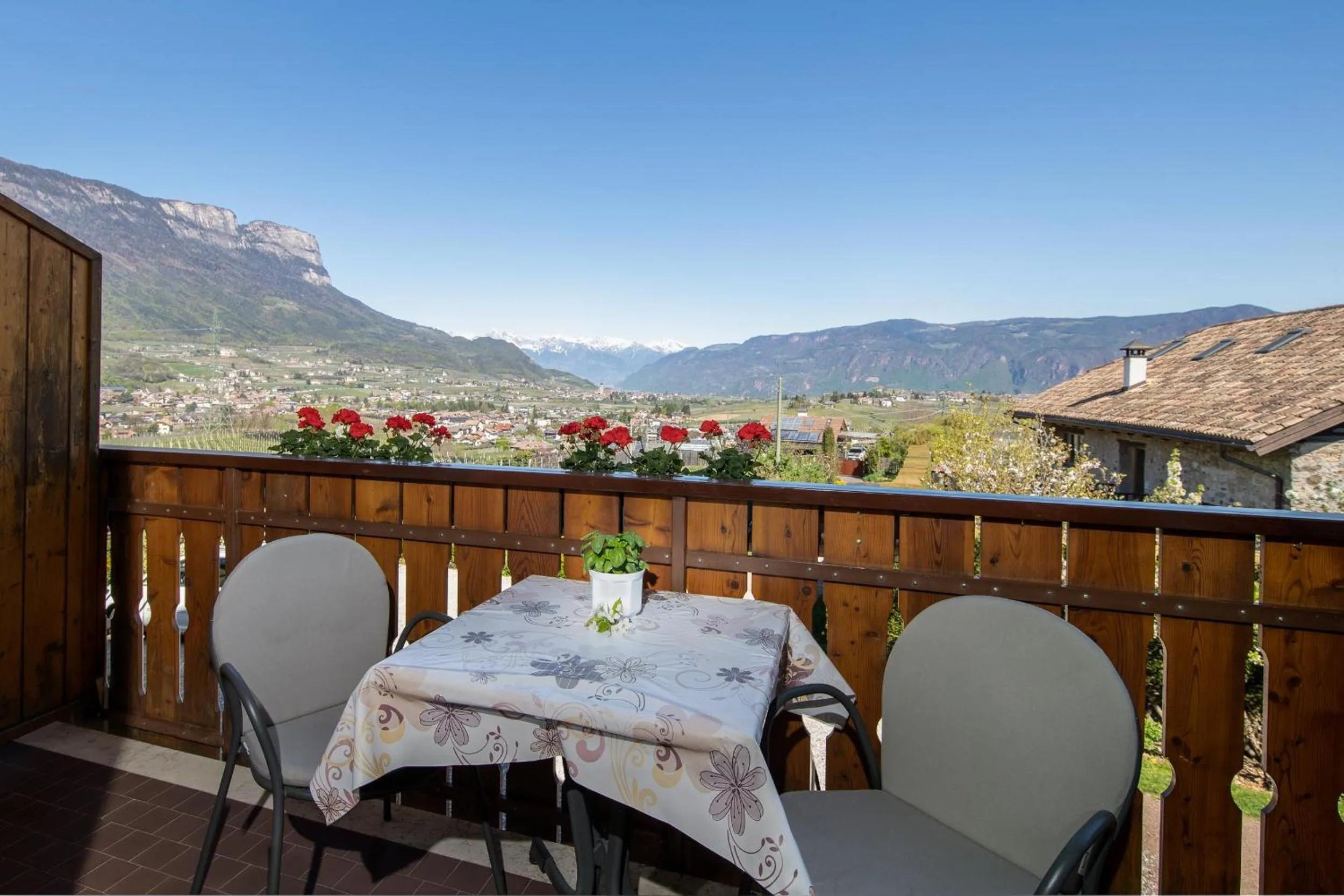 Balcony/Terrace in Appartements Weisshauserhof