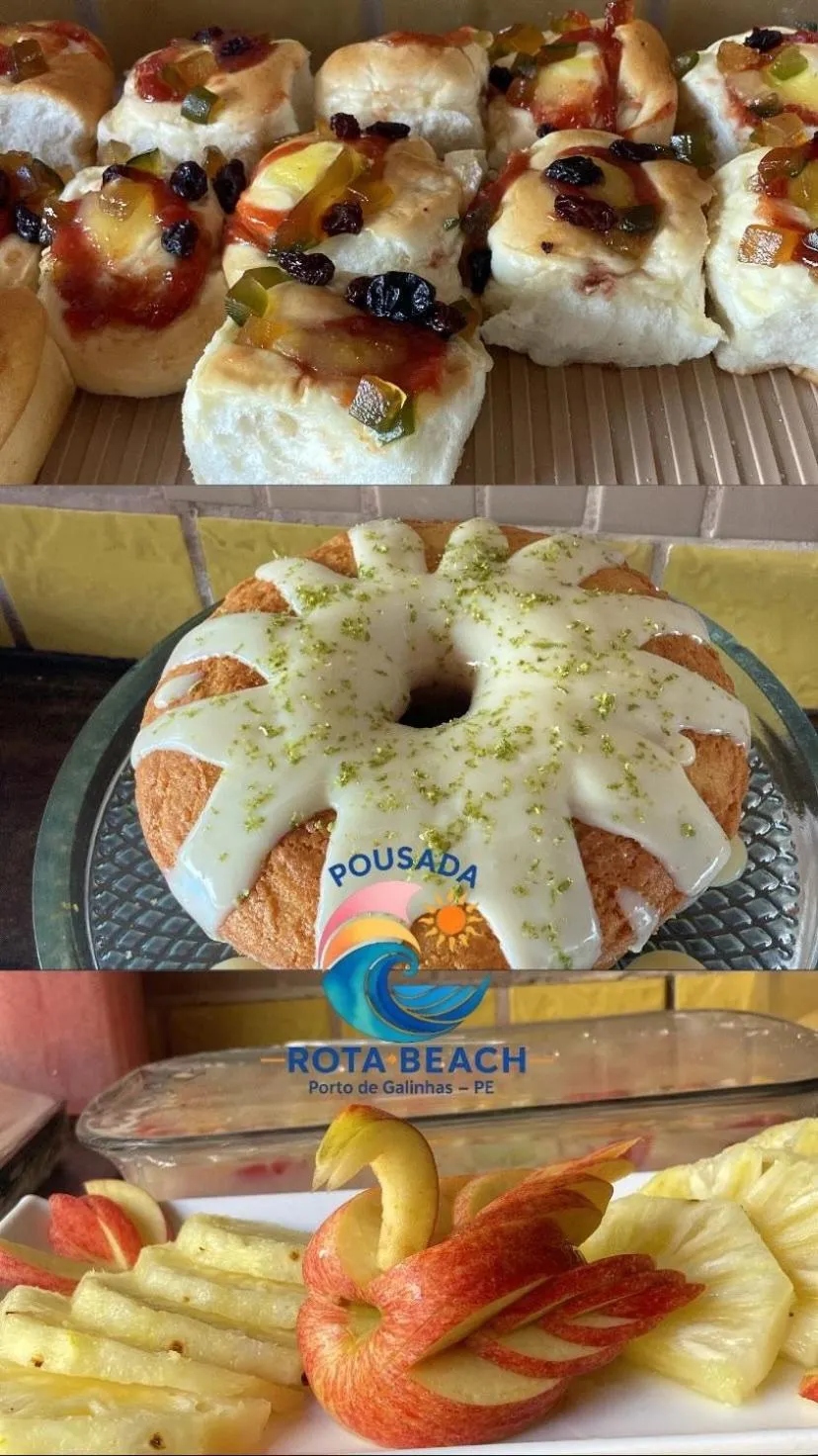 Breakfast in Pousada Rota Beach