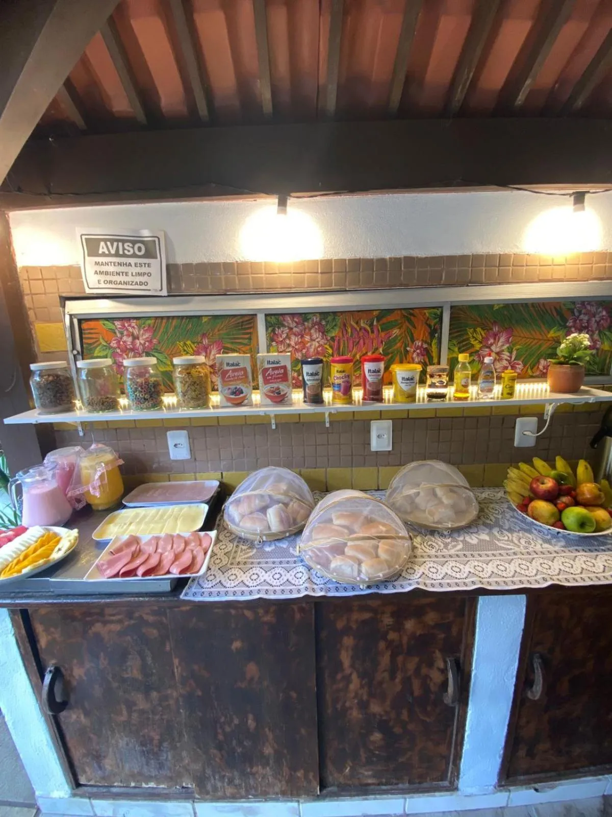 Food in Pousada Rota Beach