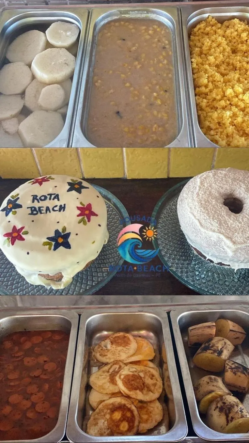 Food in Pousada Rota Beach