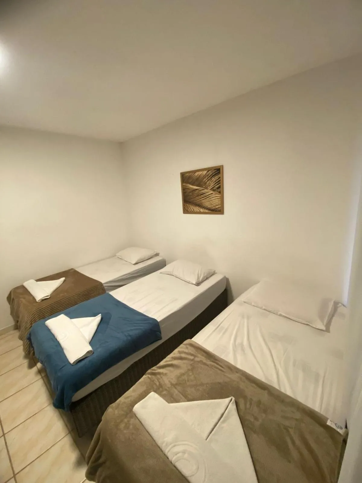 Bed in Pousada Rota Beach