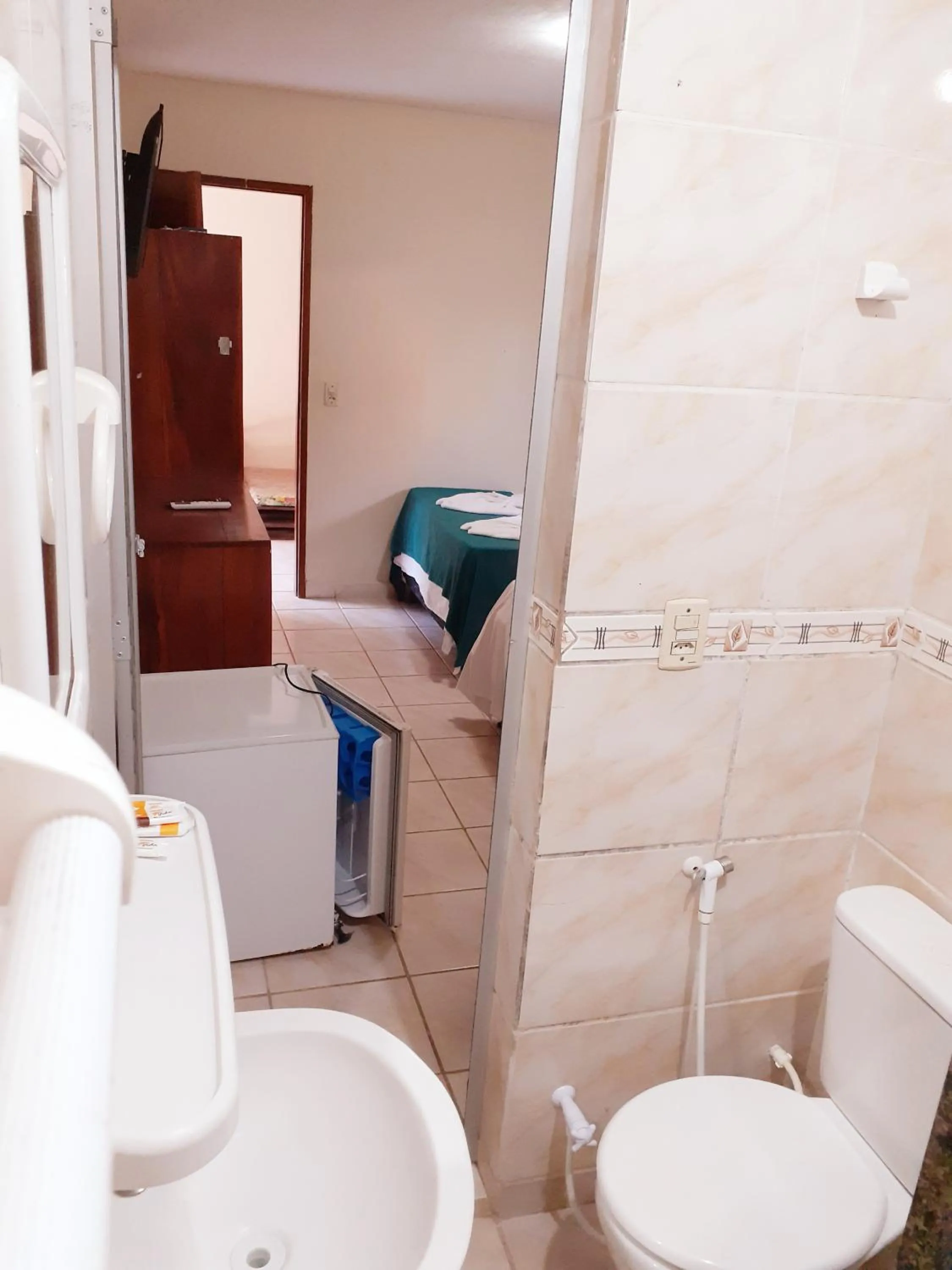 Bathroom in Pousada Rota Beach