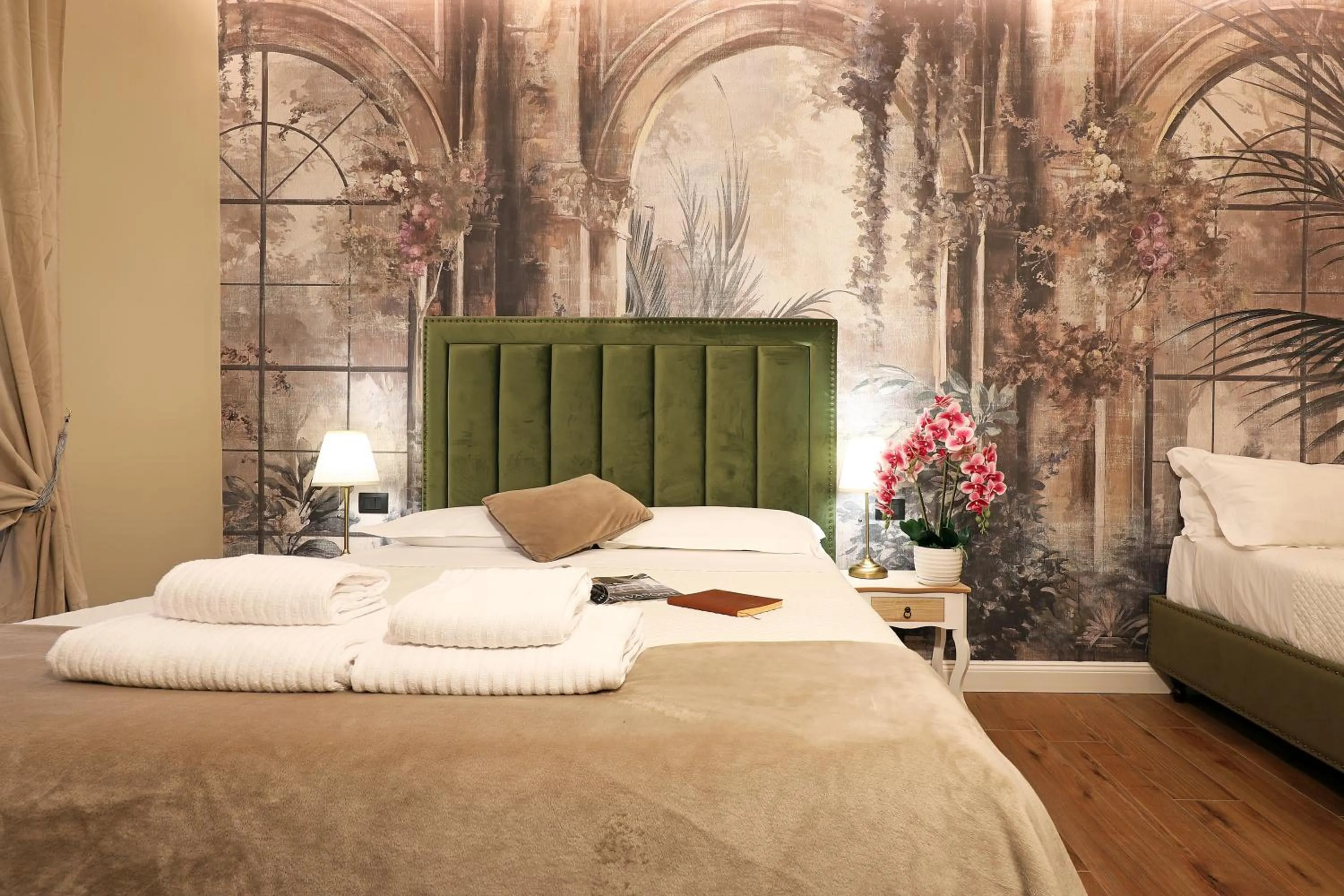Bed in Grand Tour Rome Suites - Liberty Collection