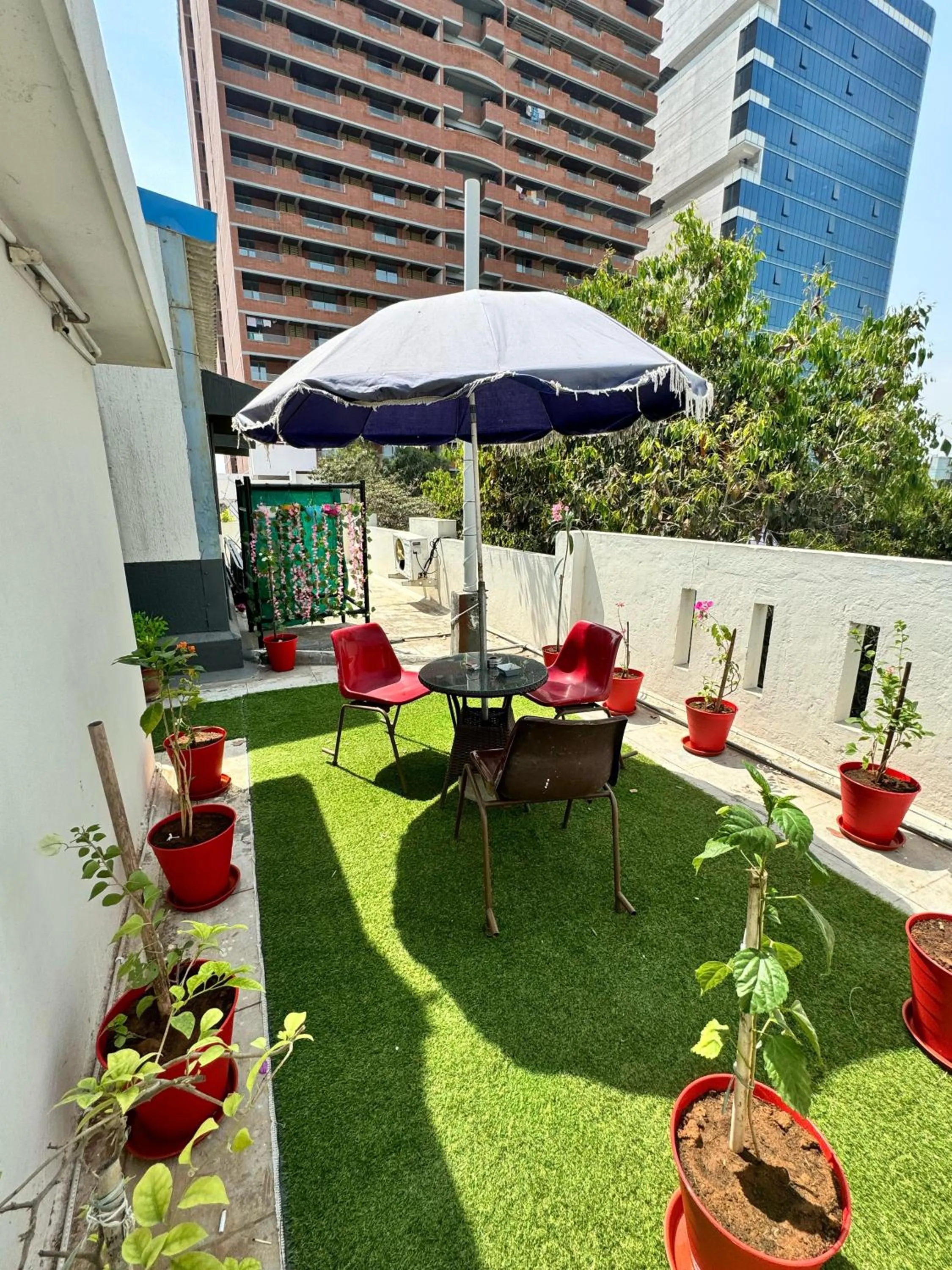 Patio in Cosy Banjara Guest House