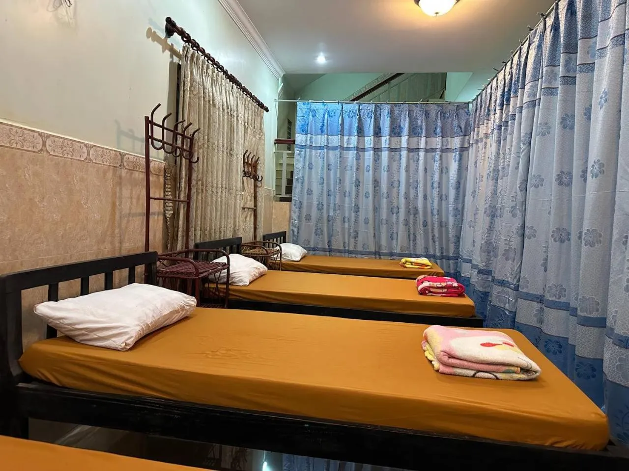 Bed in Eco-Home Siem Reap Homestay