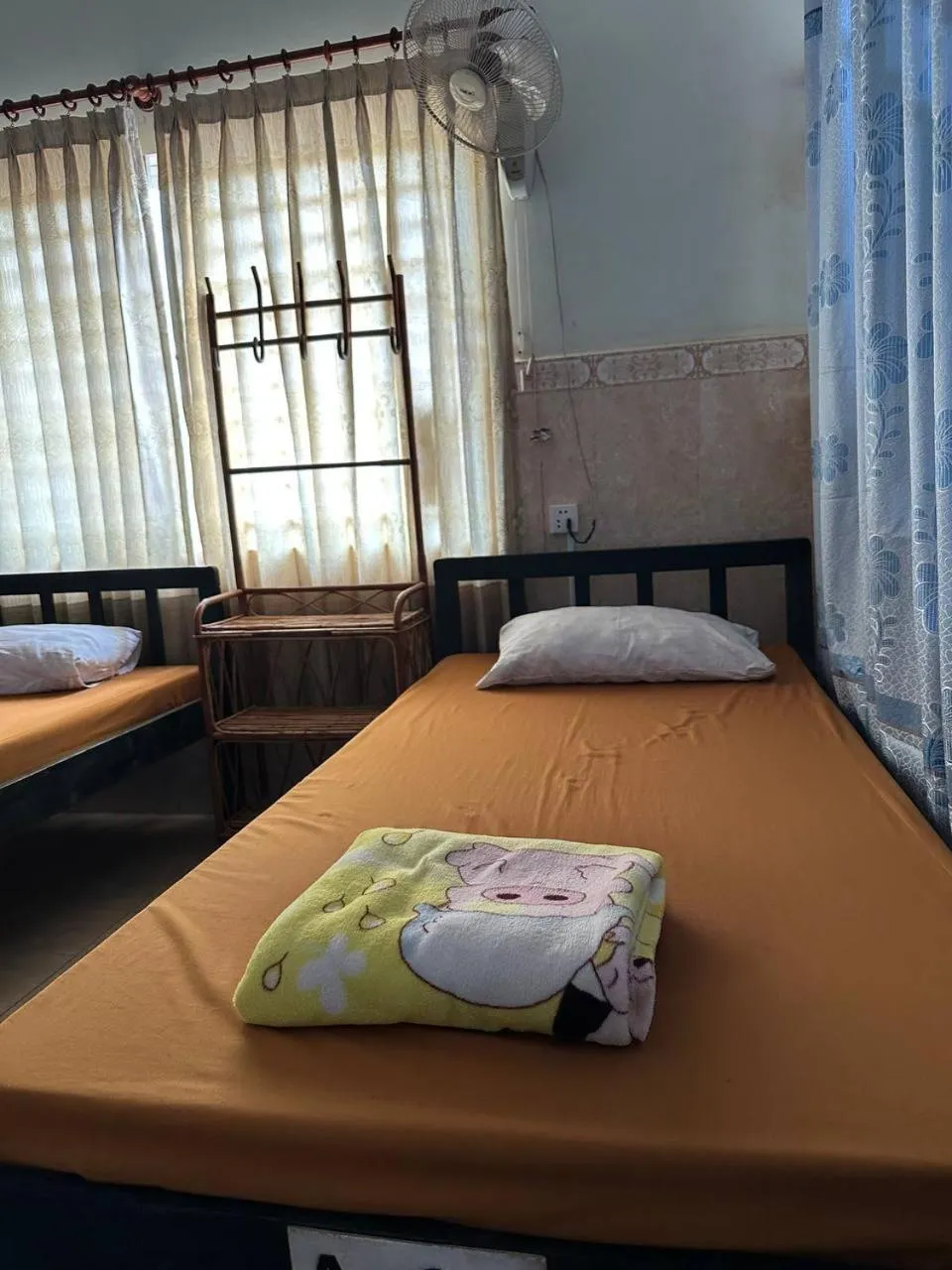Bed in Eco-Home Siem Reap Homestay