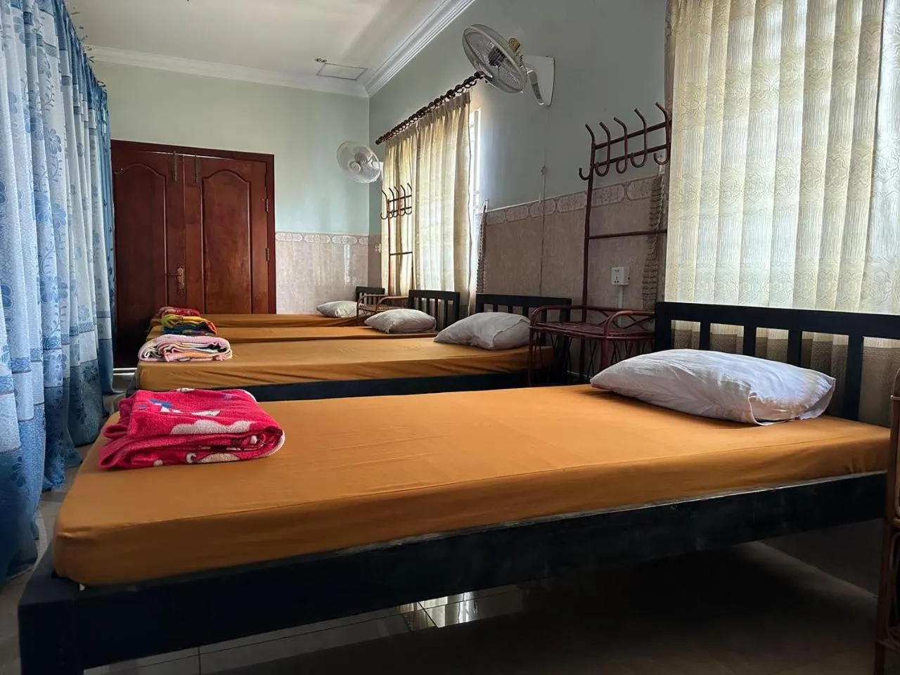 Bed in Eco-Home Siem Reap Homestay