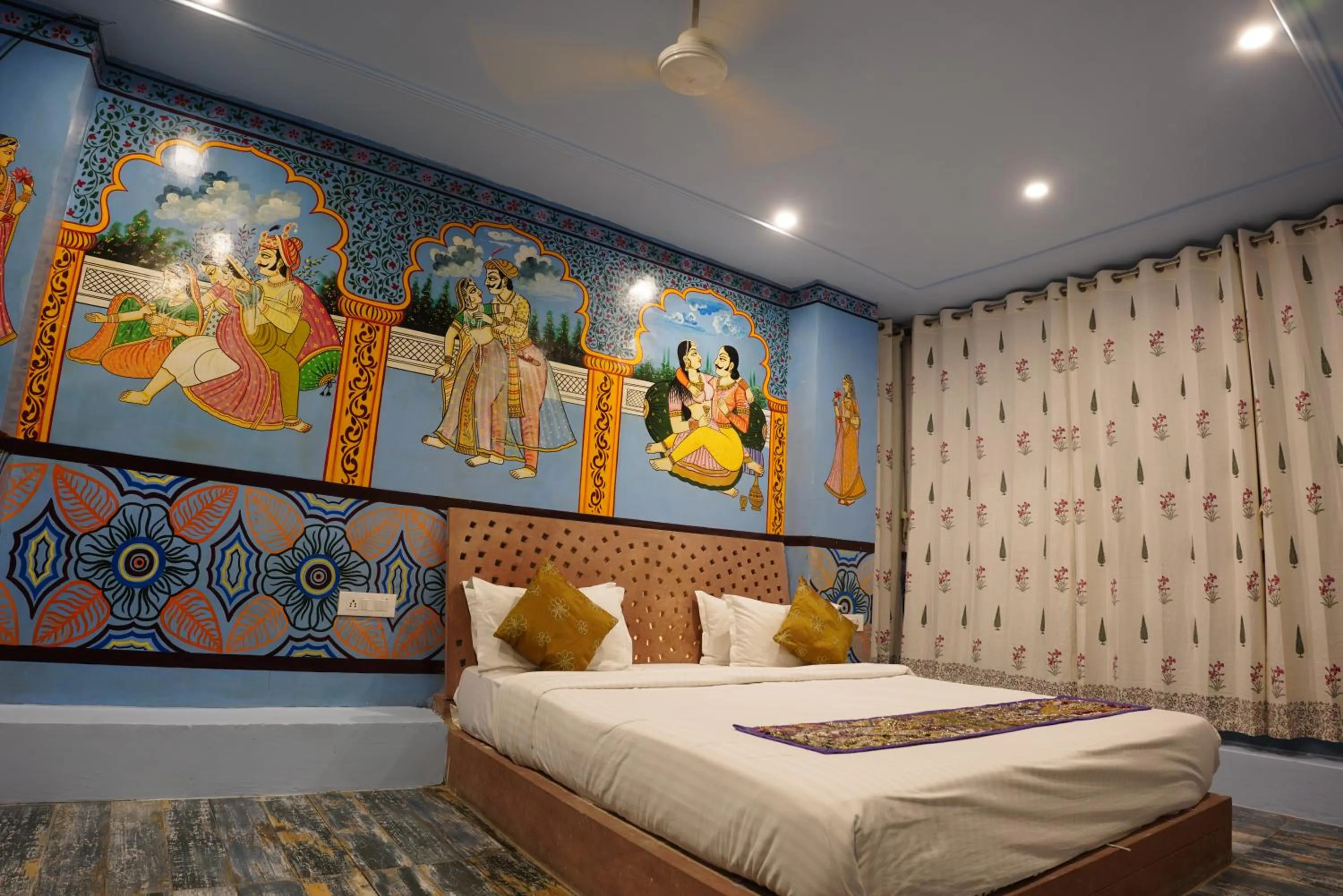 Bedroom, Bed in Rani Mahal