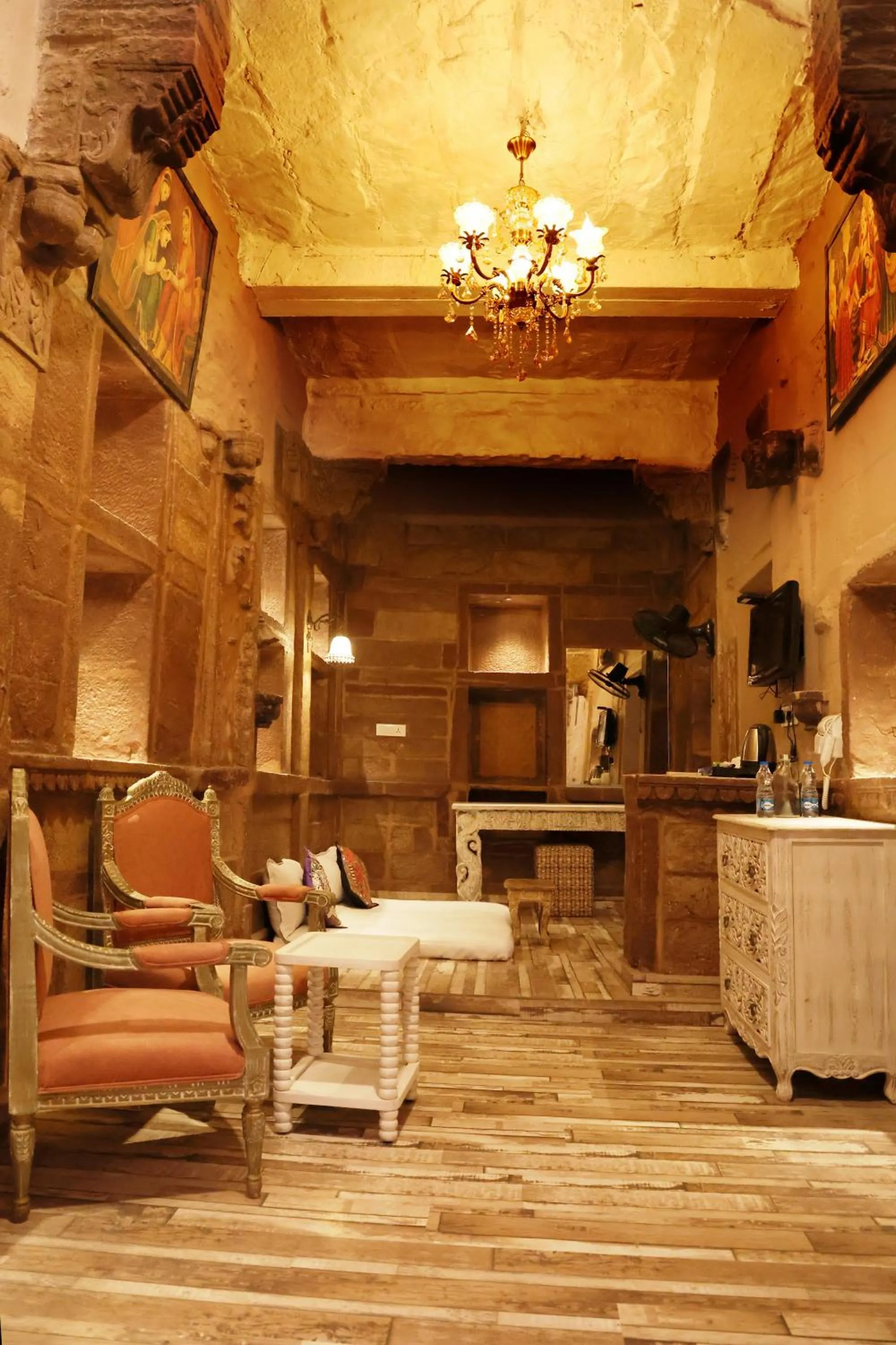 Living room in Rani Mahal