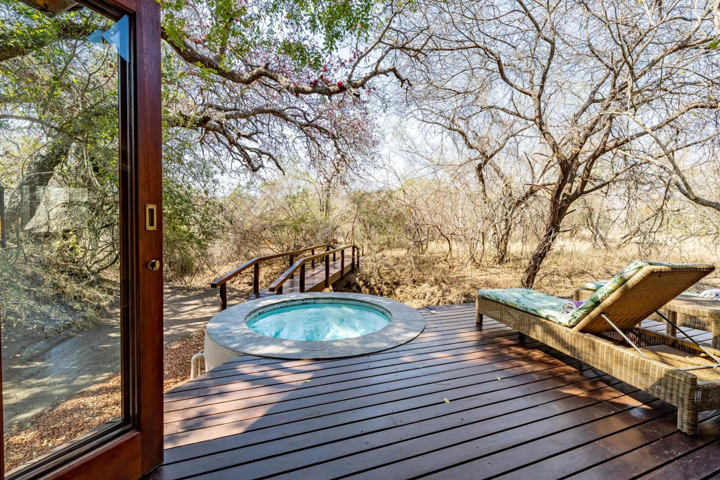 Patio in Kusudalweni Safari Lodge and Spa