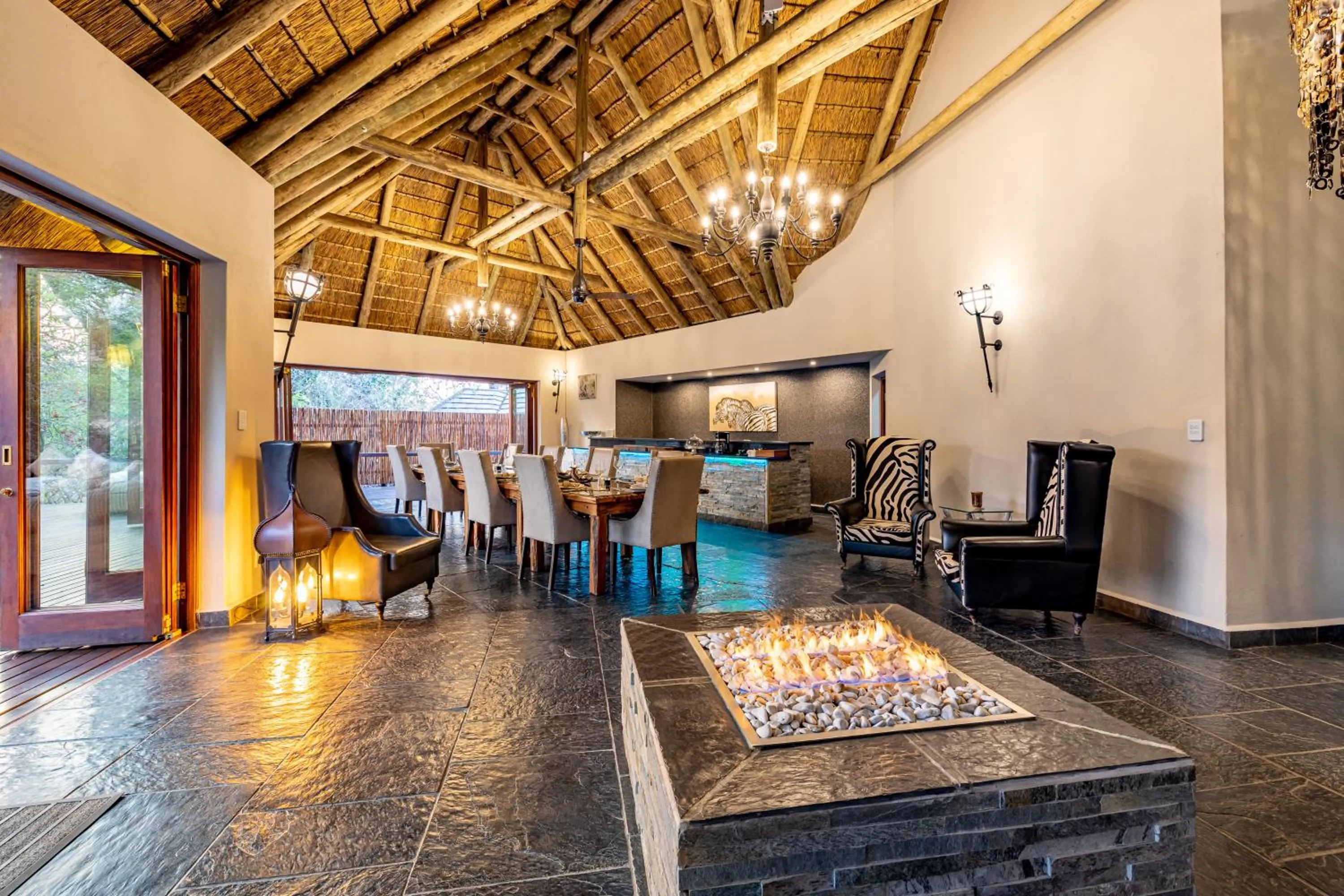 Restaurant/places to eat in Kusudalweni Safari Lodge and Spa