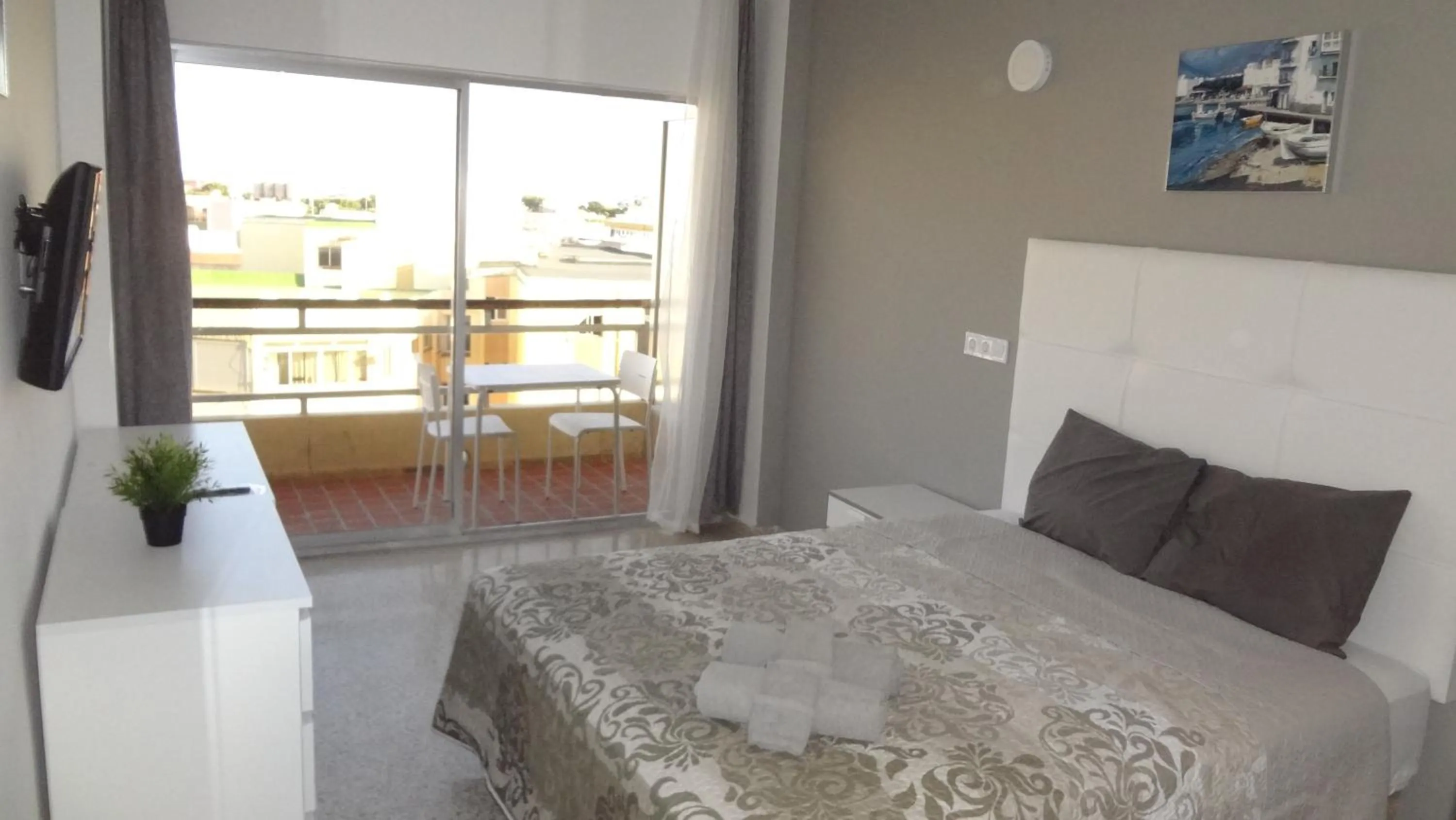 Bed in Hotel Carlos I