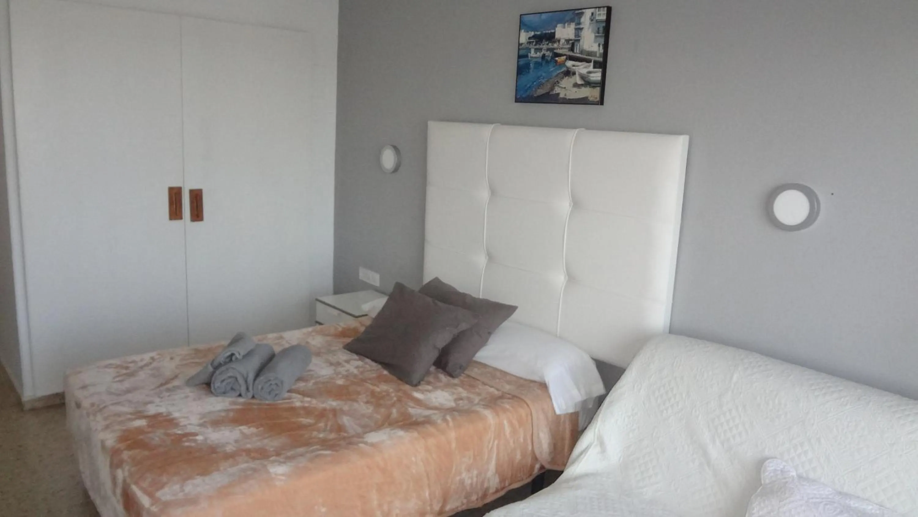 Bed in Hotel Carlos I