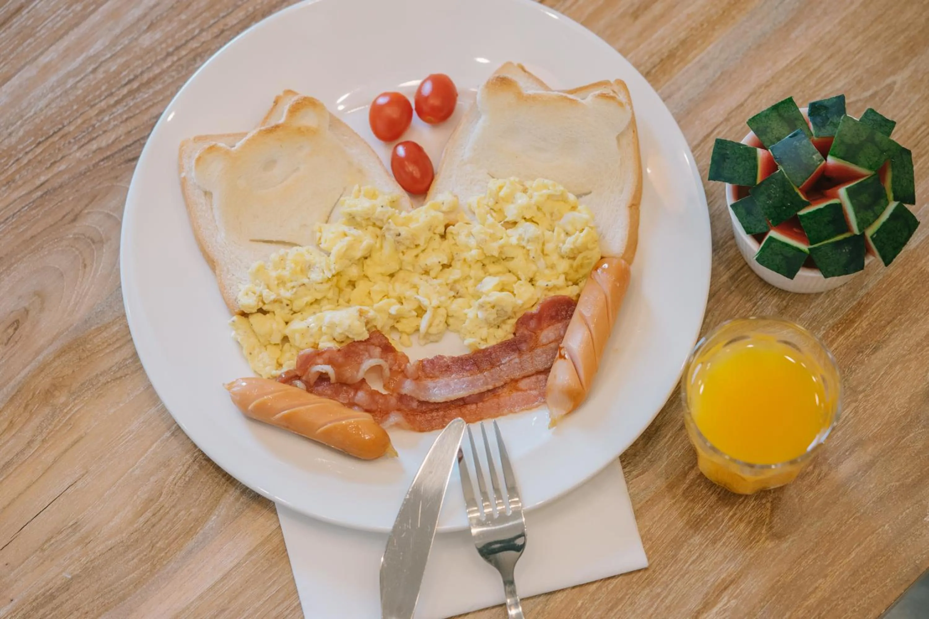 Food close-up in Amaka Bed and Breakfast