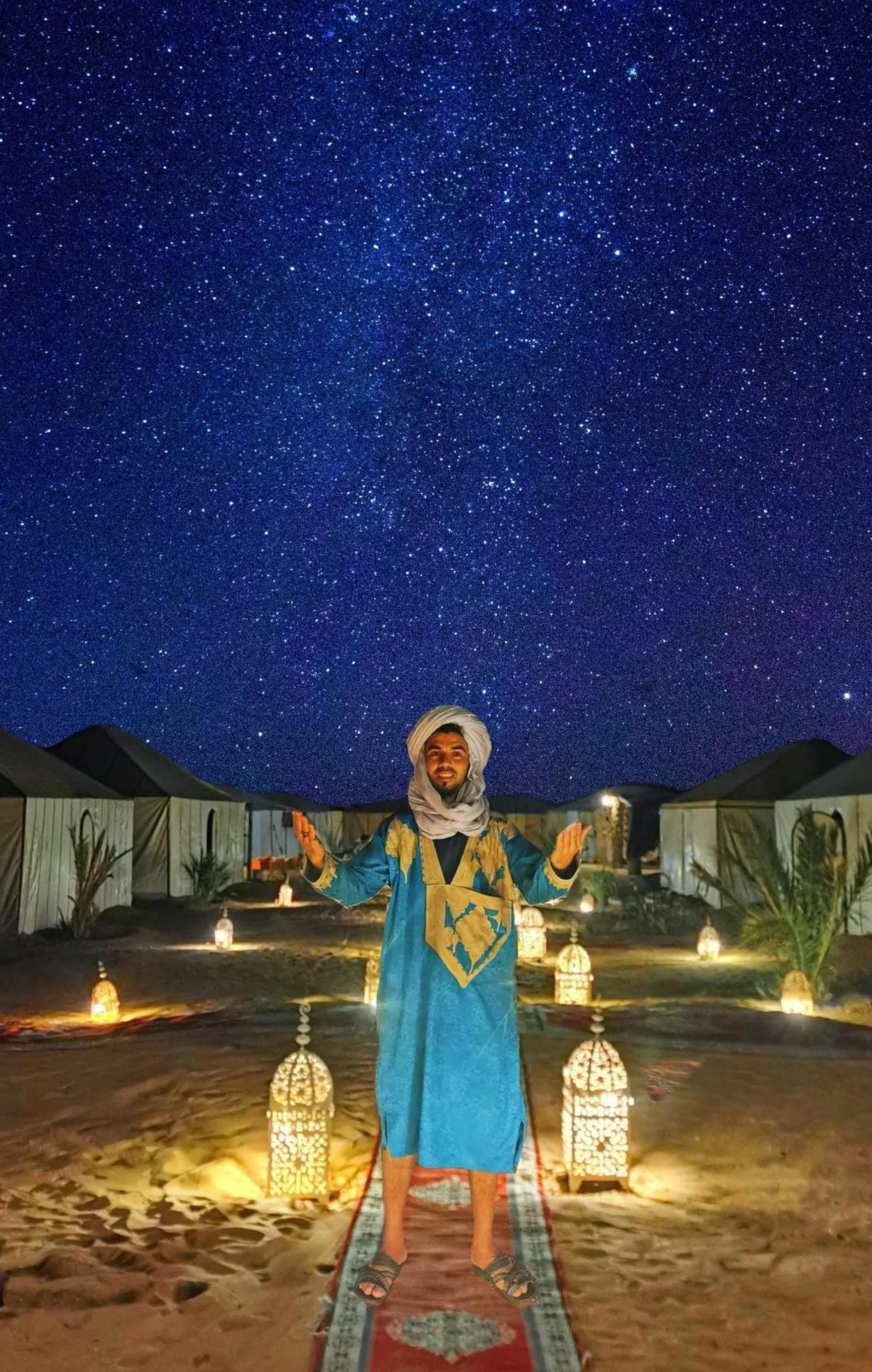 Staff in Merzouga Luxury Camp