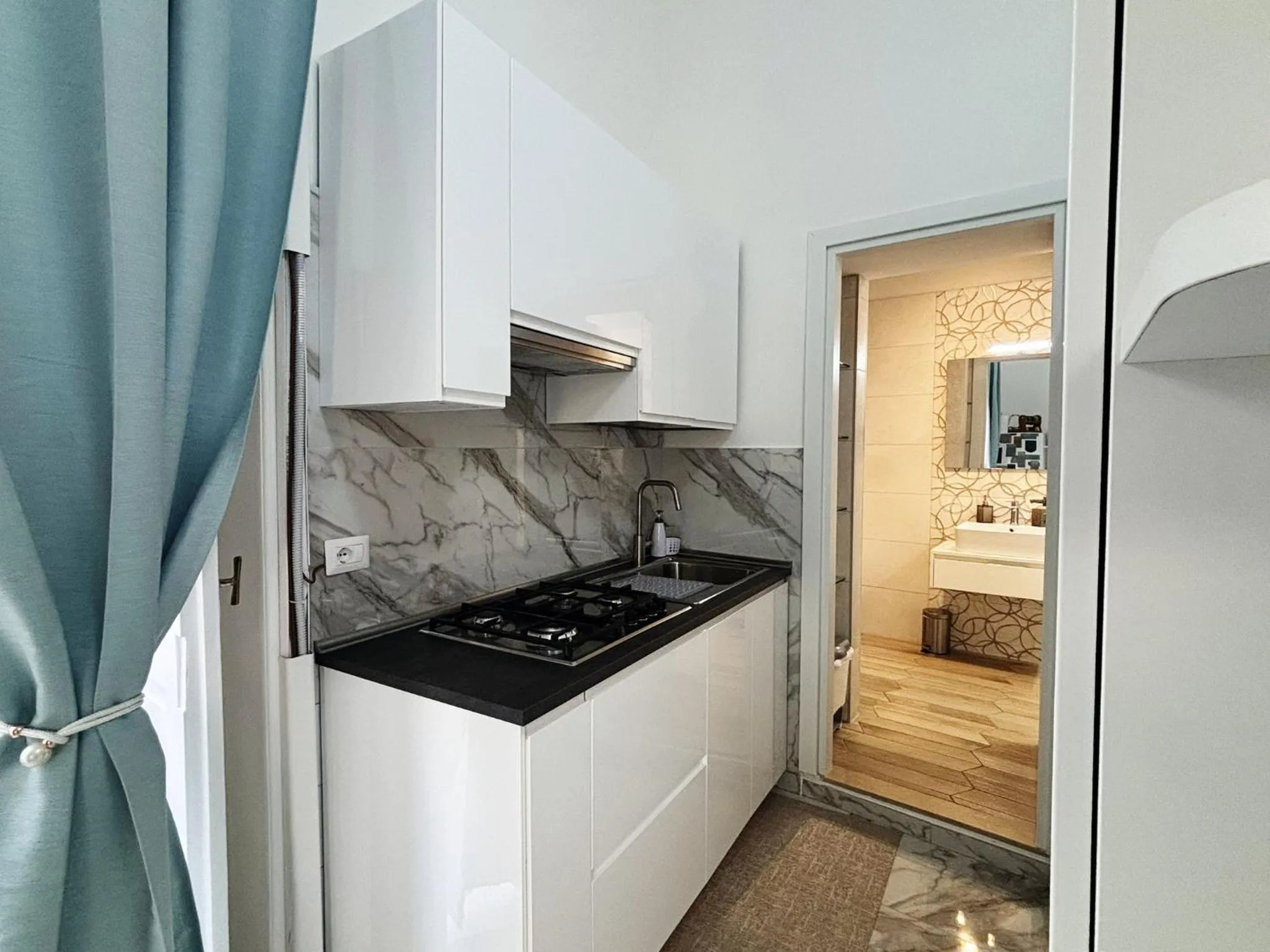 Kitchen or kitchenette in B&B Dei Mercanti