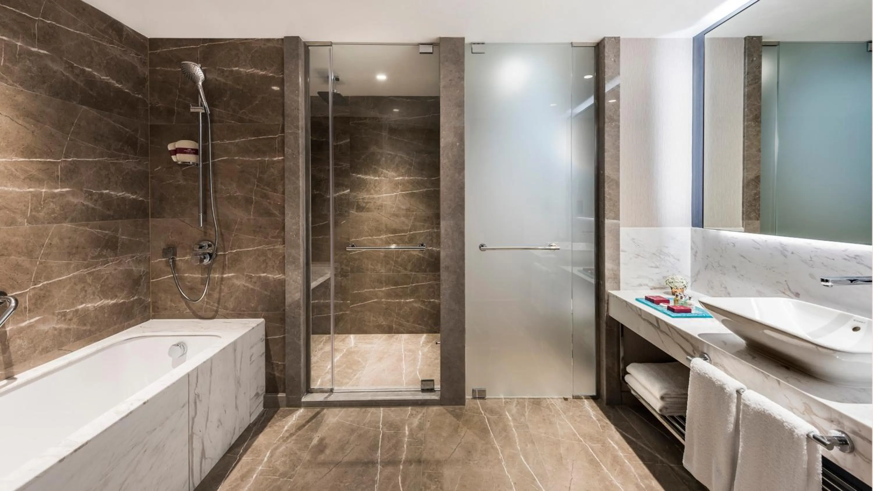 Bathroom in Crowne Plaza Florya Istanbul by IHG