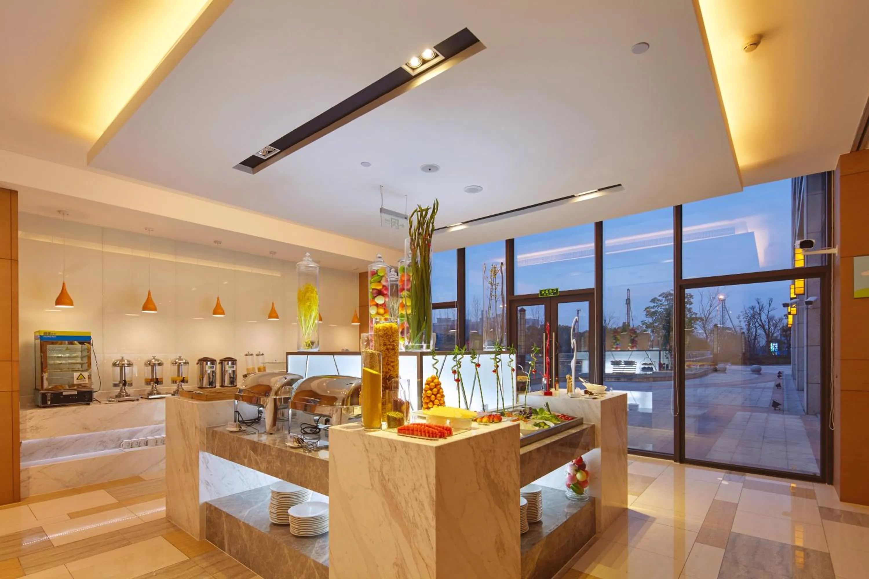 Breakfast in Holiday Inn Express Shanghai Jiading Industry Park by IHG