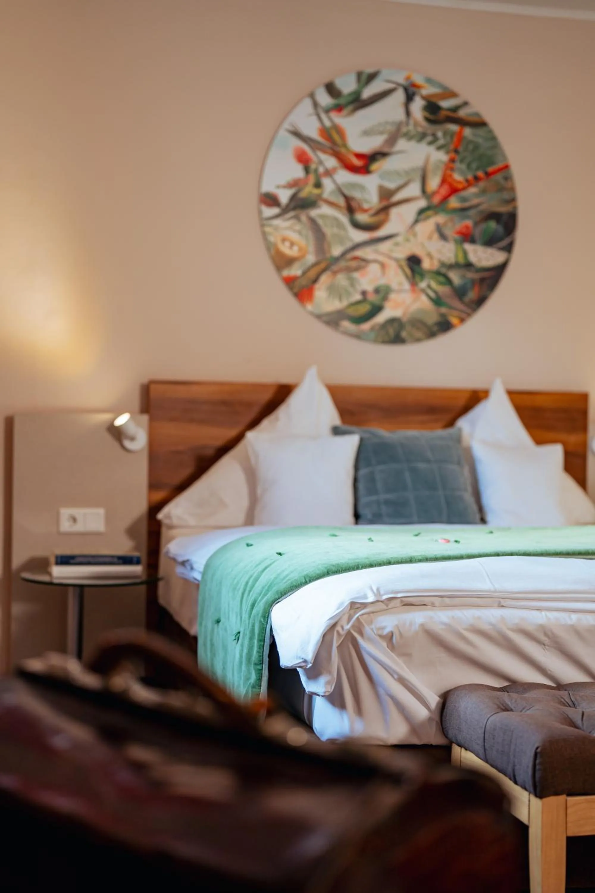 Bed in Hotel Vorderburg