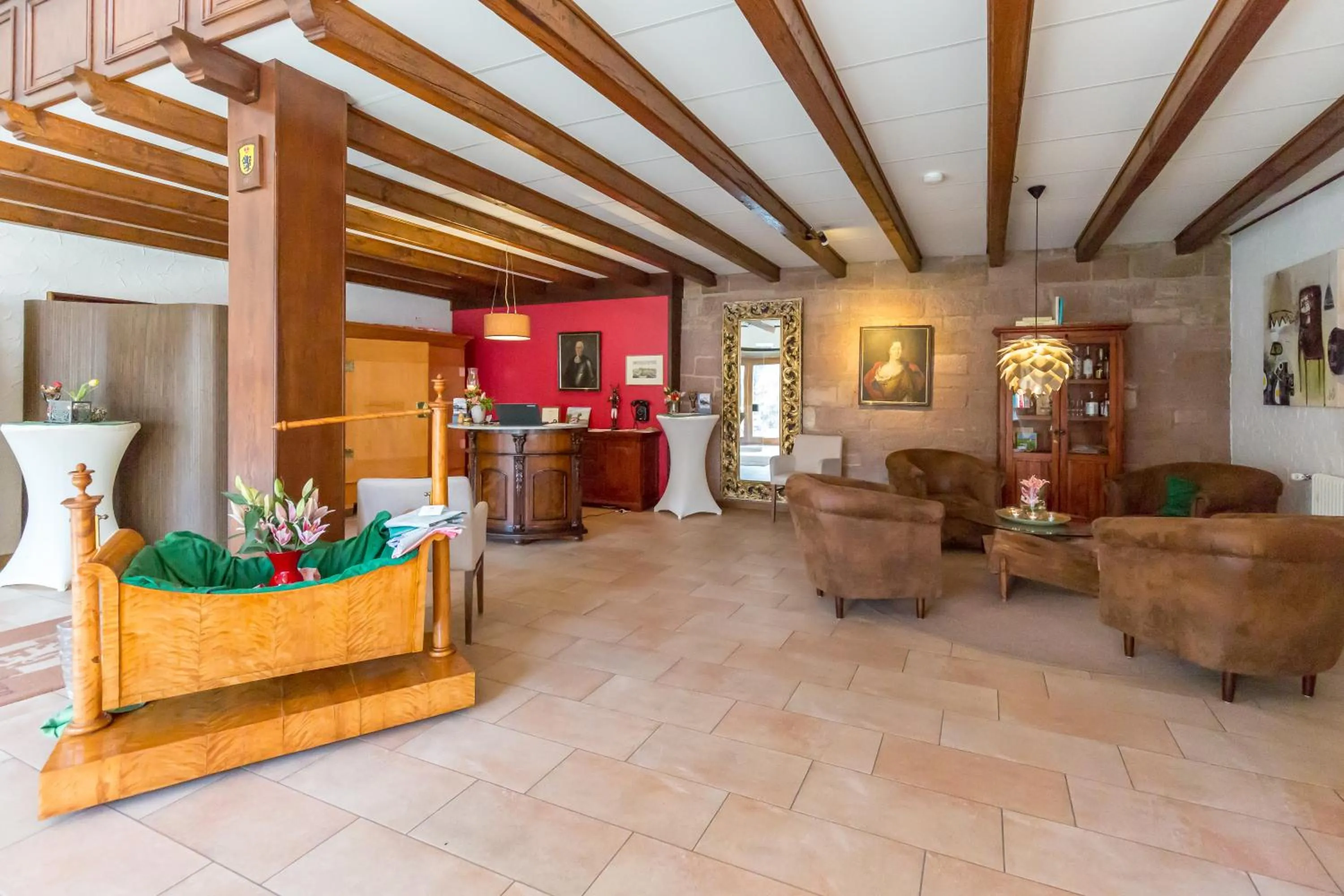 Lobby or reception in Hotel Vorderburg
