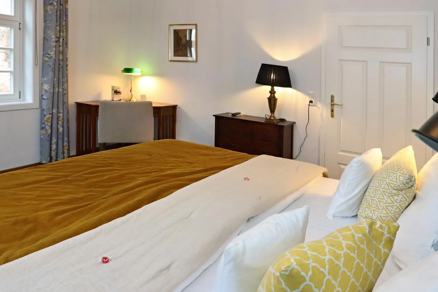 Bed in Hotel Vorderburg