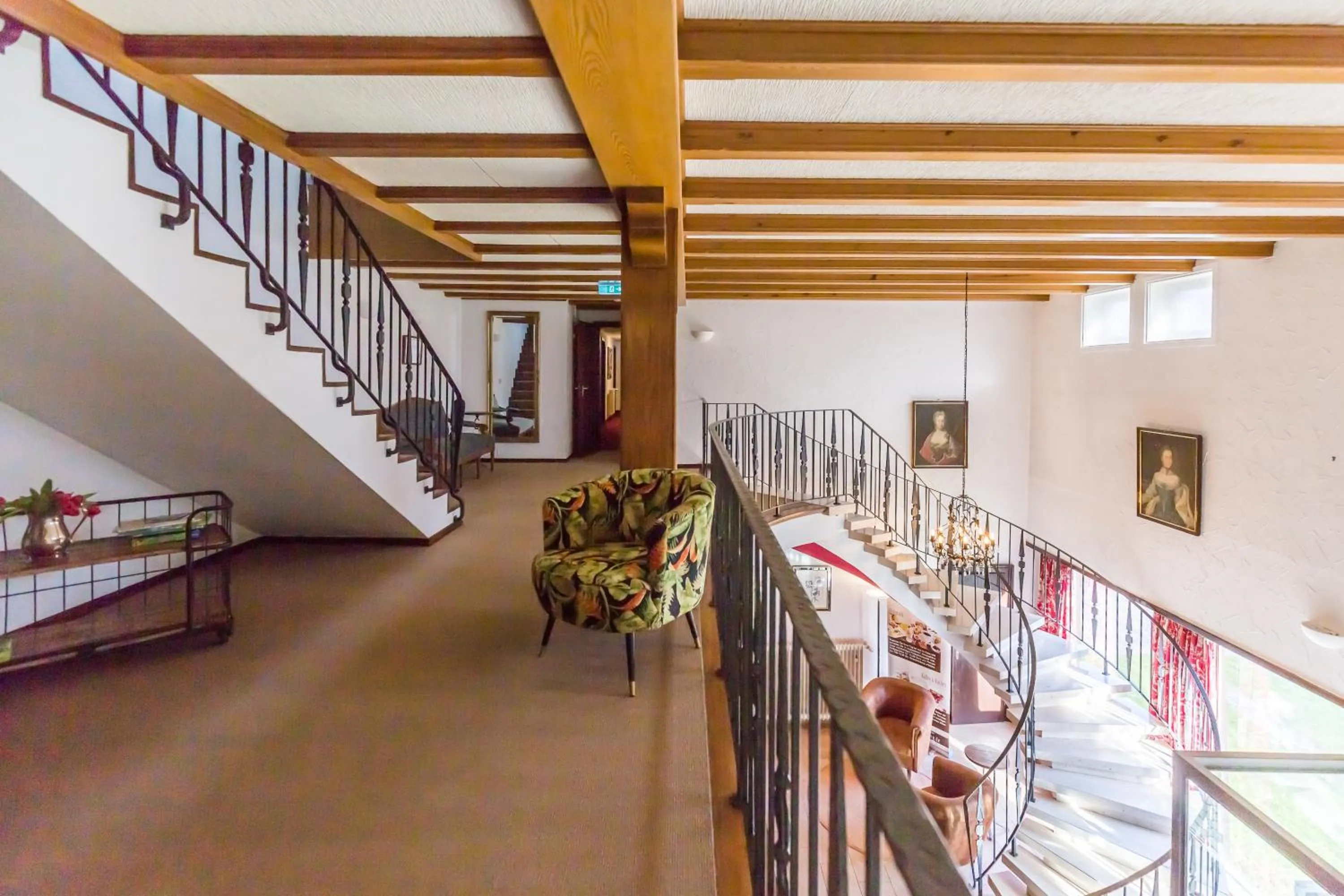 Lobby or reception in Hotel Vorderburg