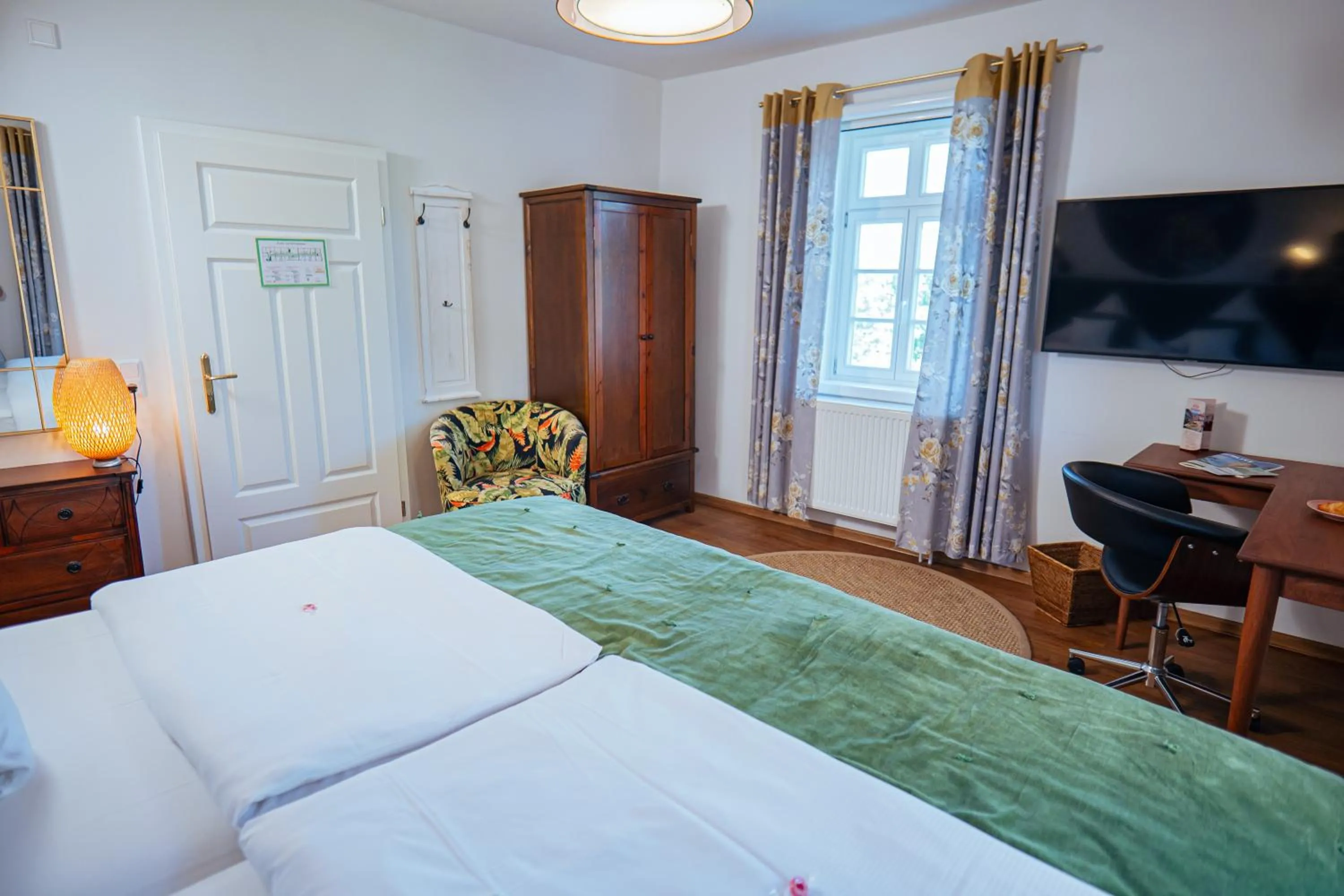 Bed in Hotel Vorderburg