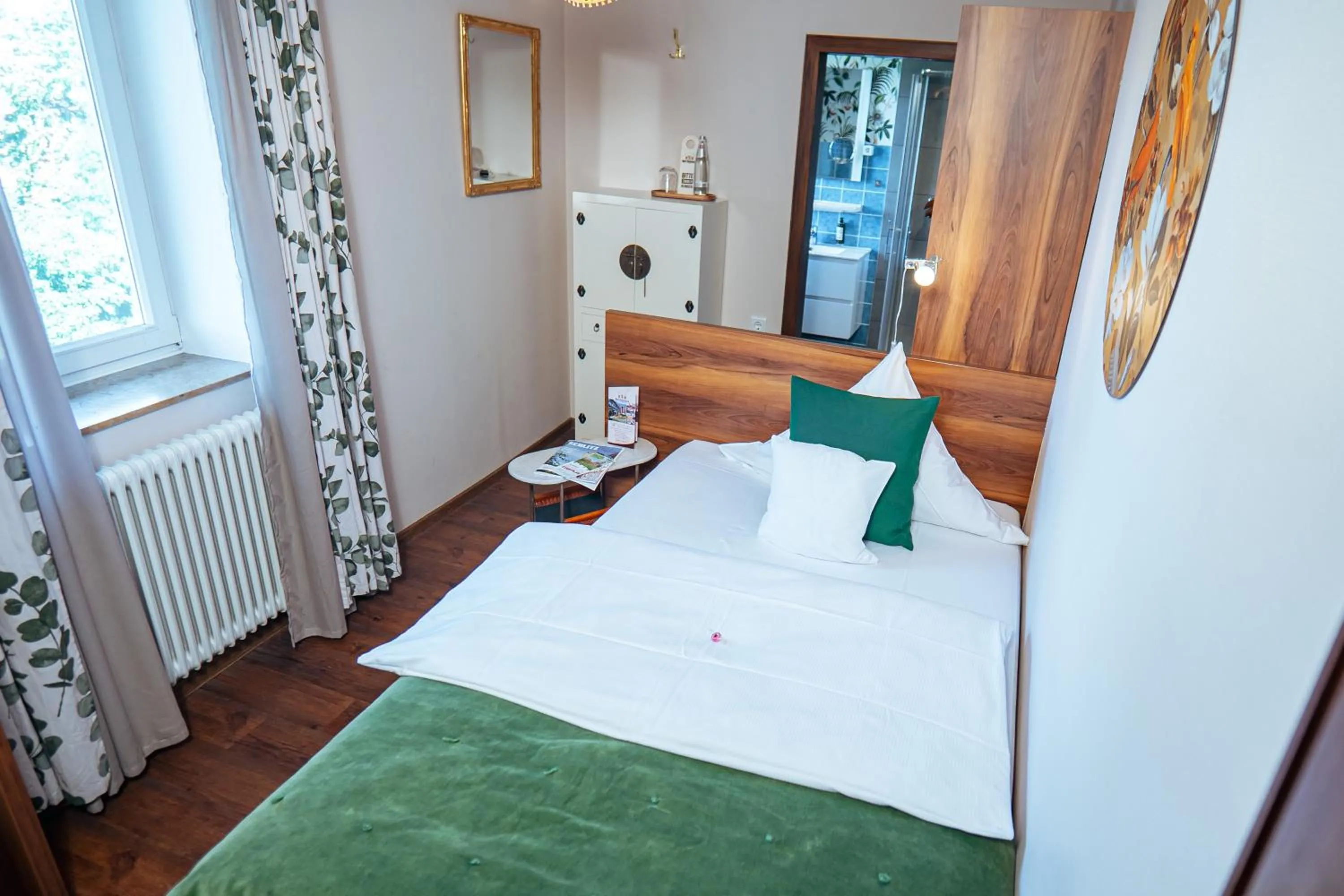 Bed in Hotel Vorderburg