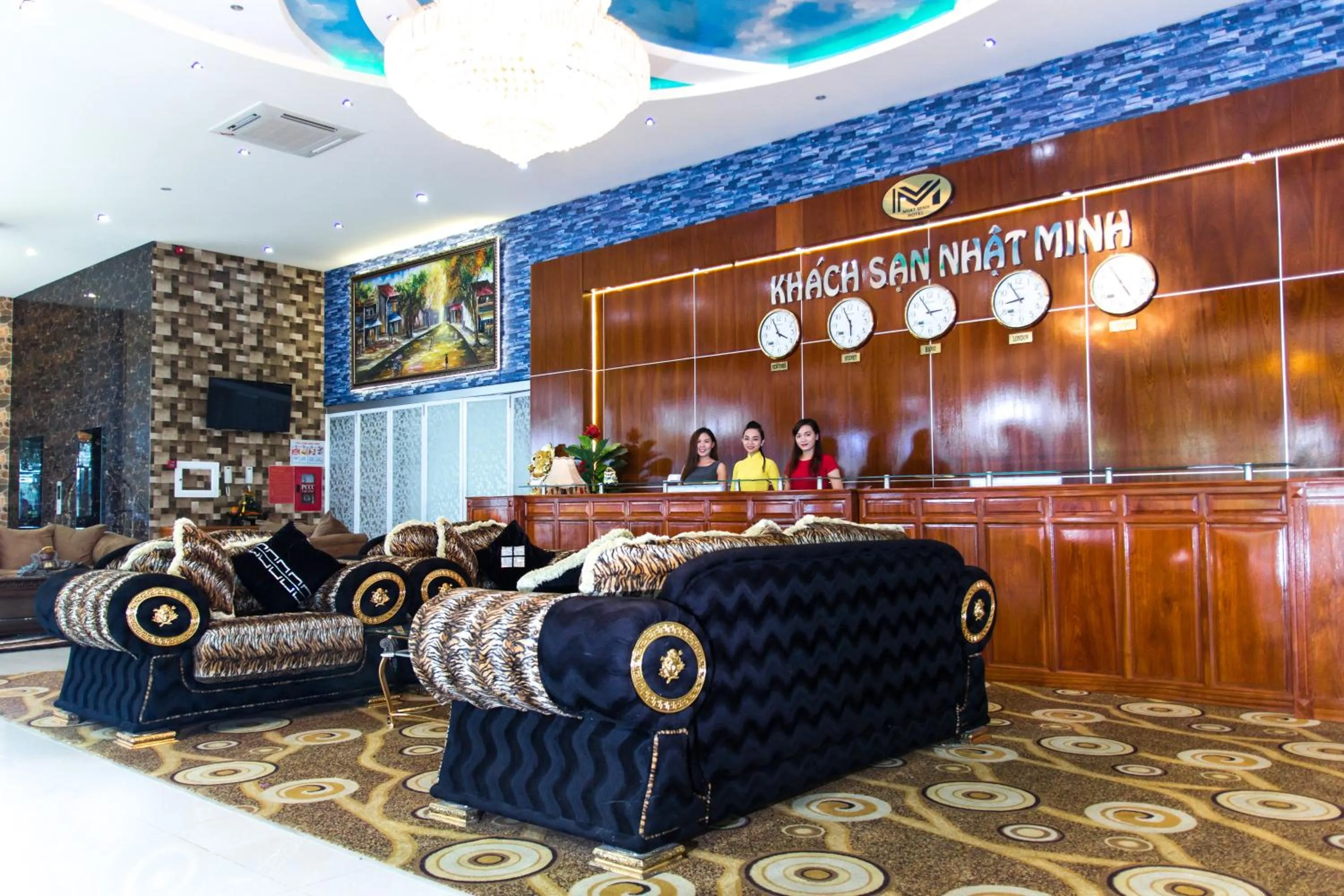 Lobby or reception in Nhat Minh Hotel