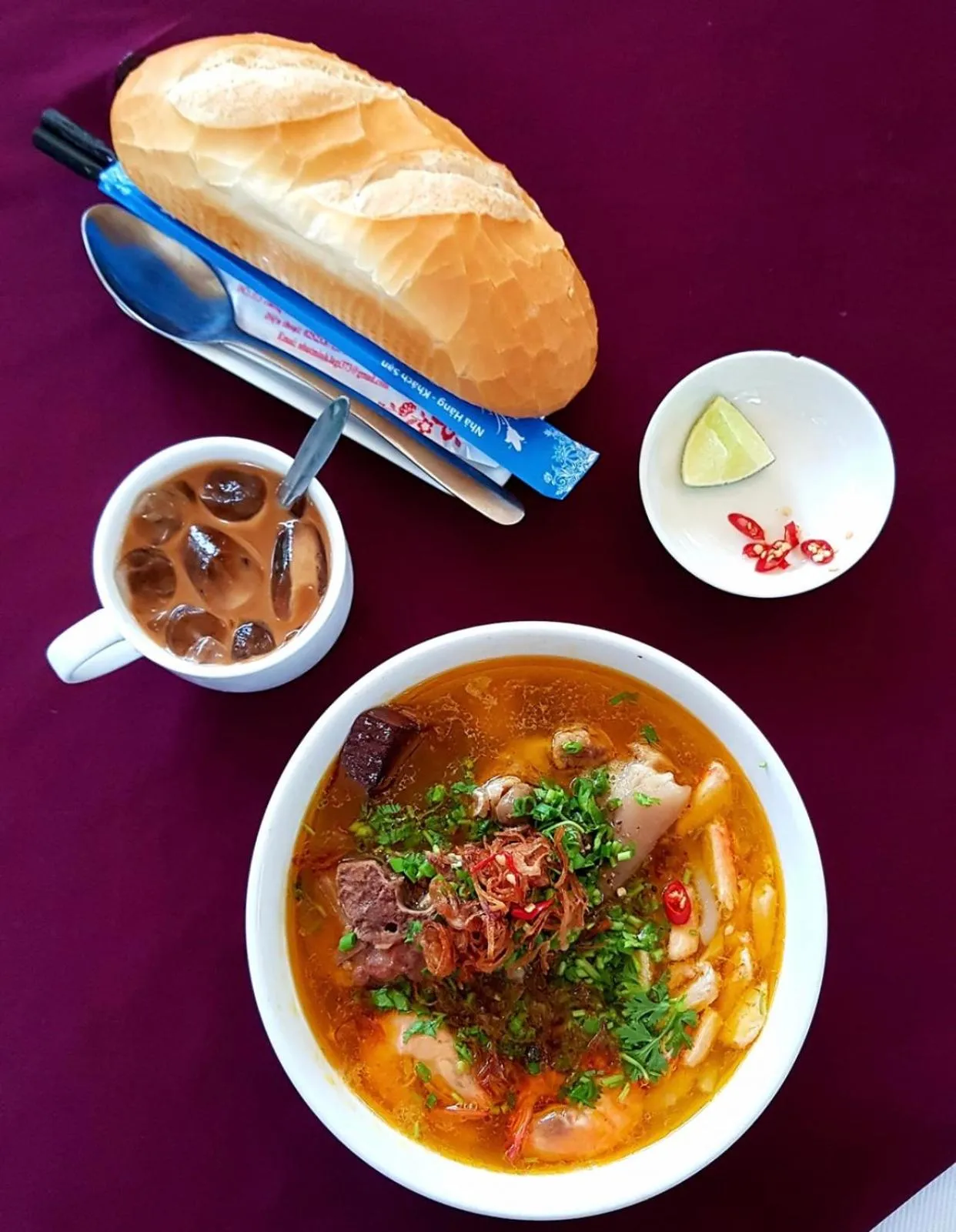 Breakfast in Nhat Minh Hotel