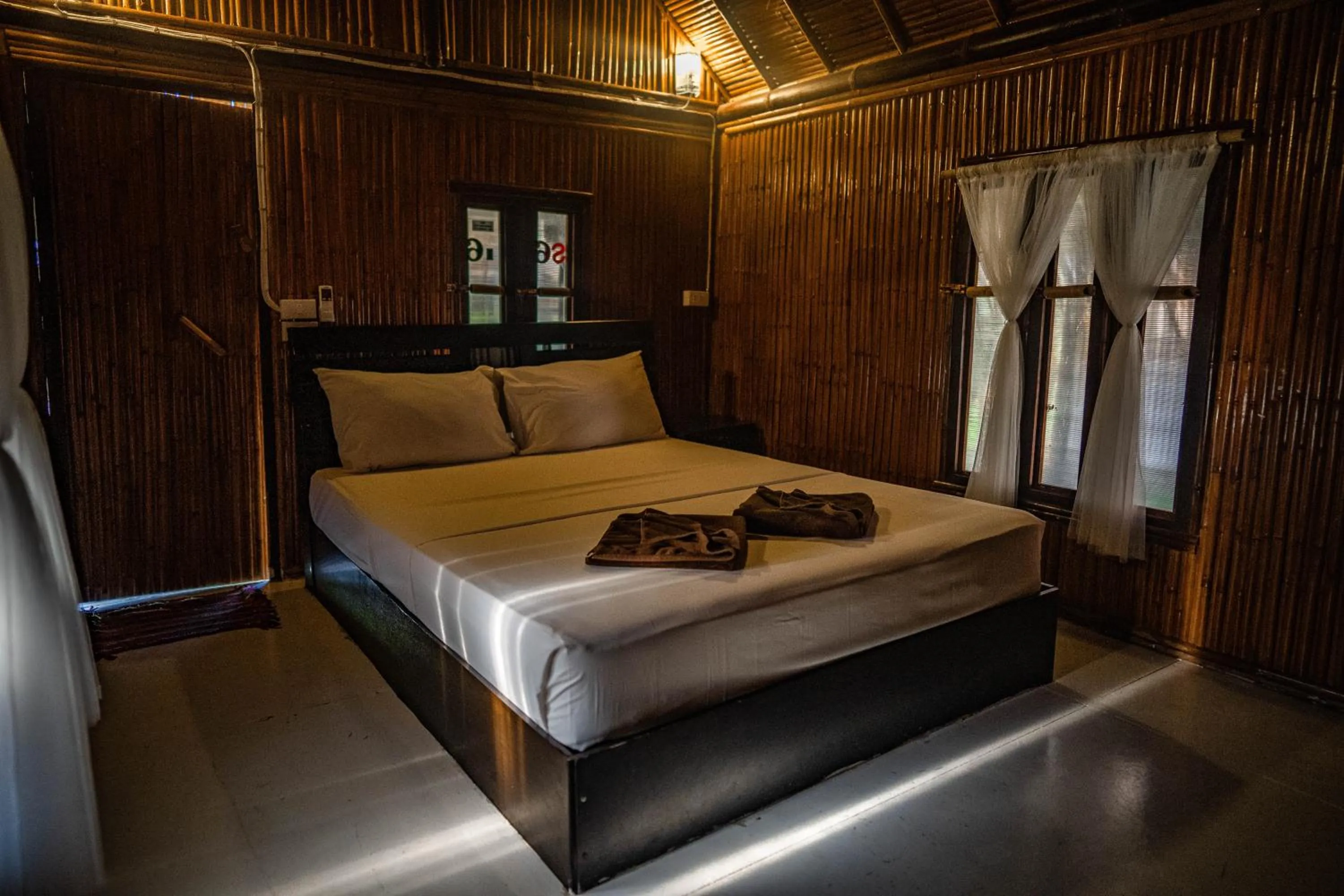 Bed in AoNang Bamboo Pool Resort