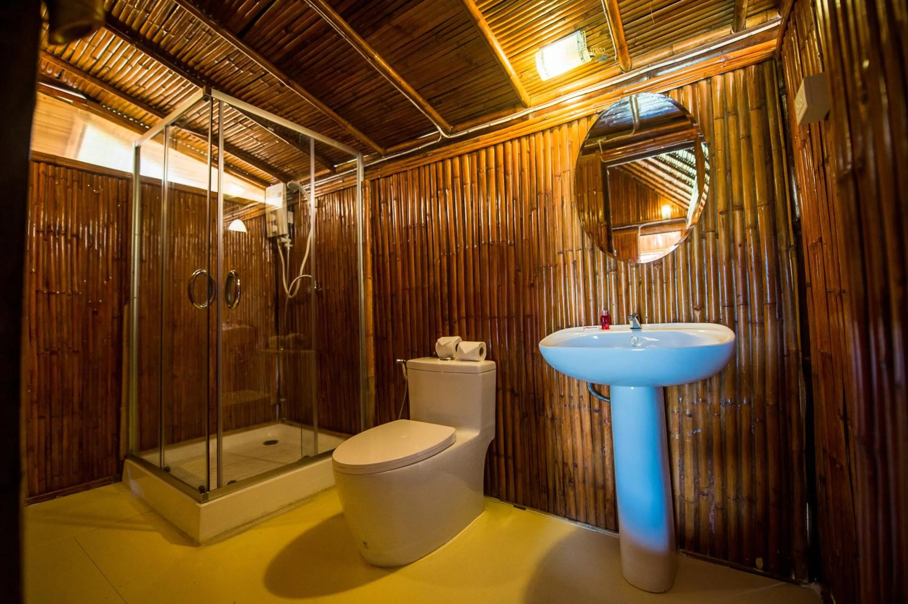 Shower in AoNang Bamboo Pool Resort