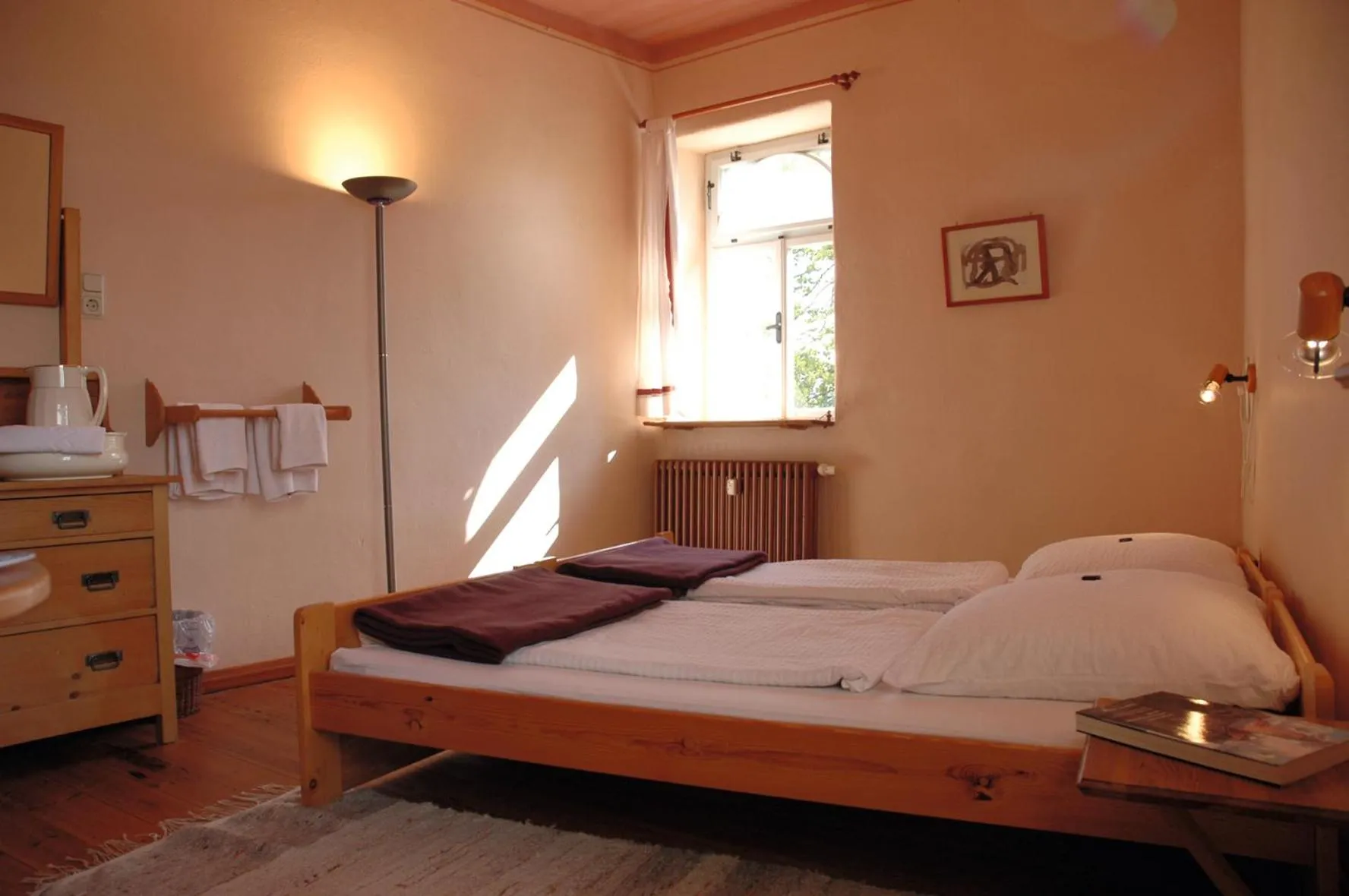 Bed in Schloss Herberge Hohenerxleben
