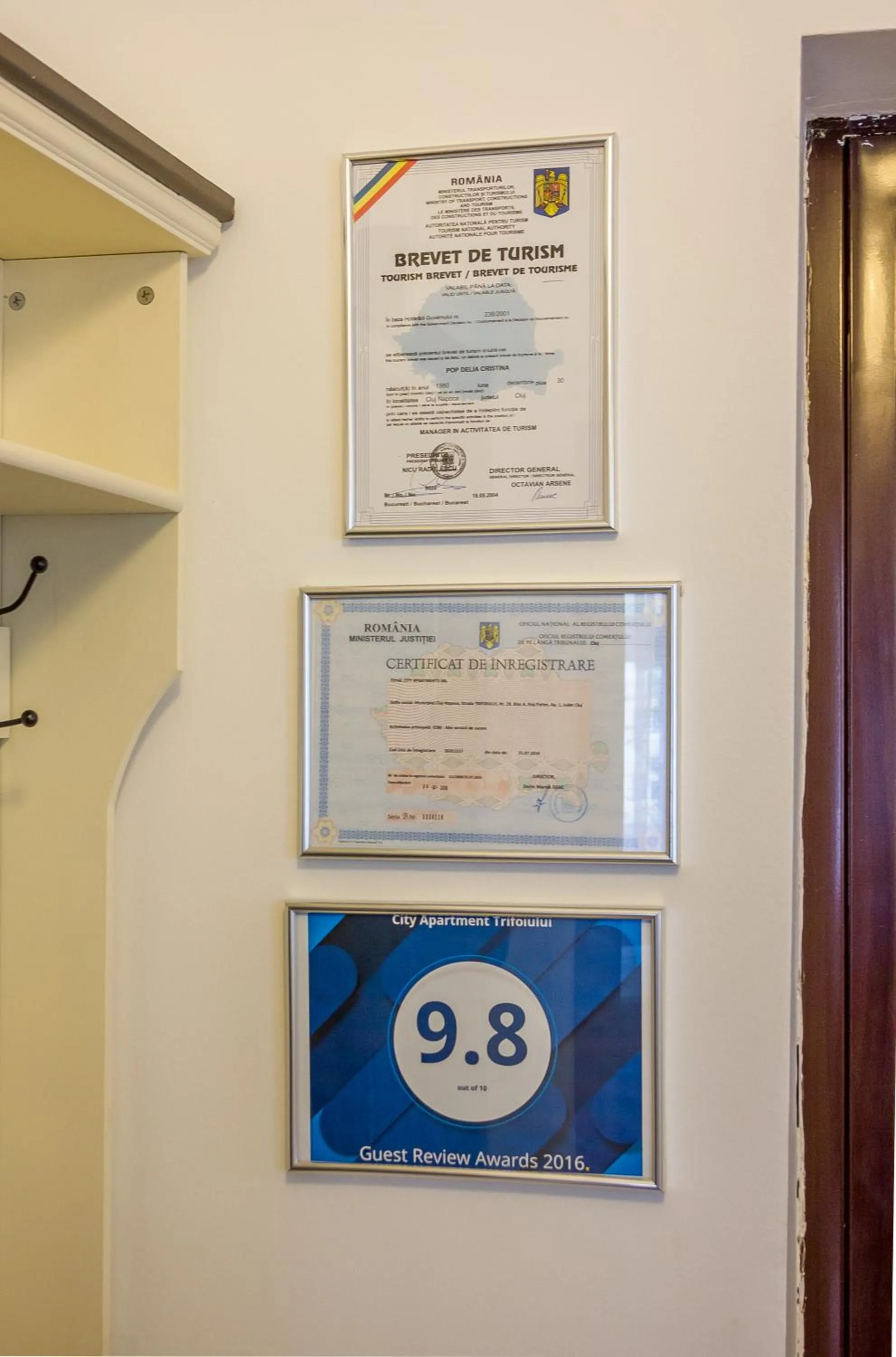 Property logo or sign in City Apartment Trifoiului