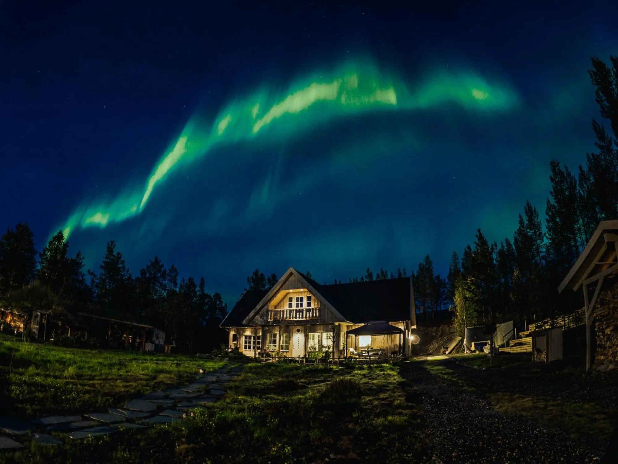 Natural landscape in Trasti & Trine Boutique Hotel