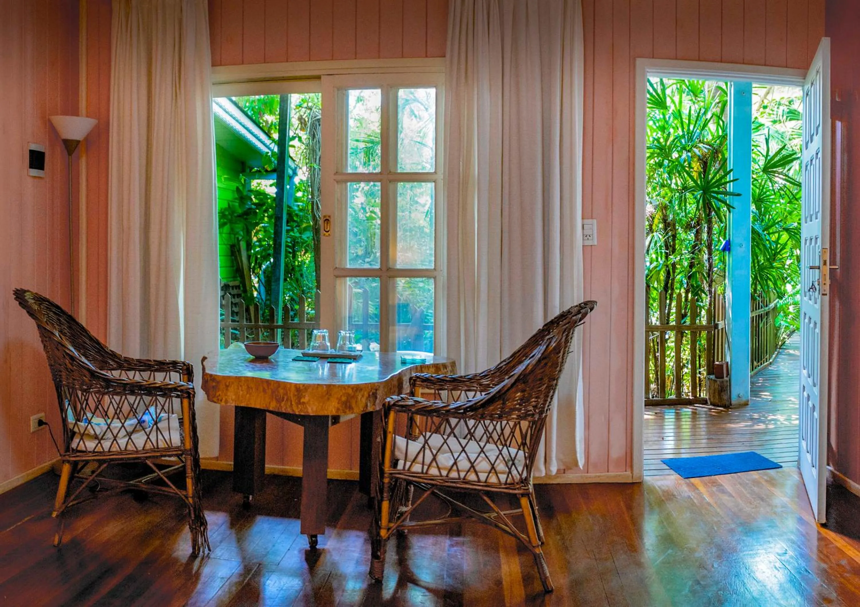 Seating area in Secret Garden Iguazu