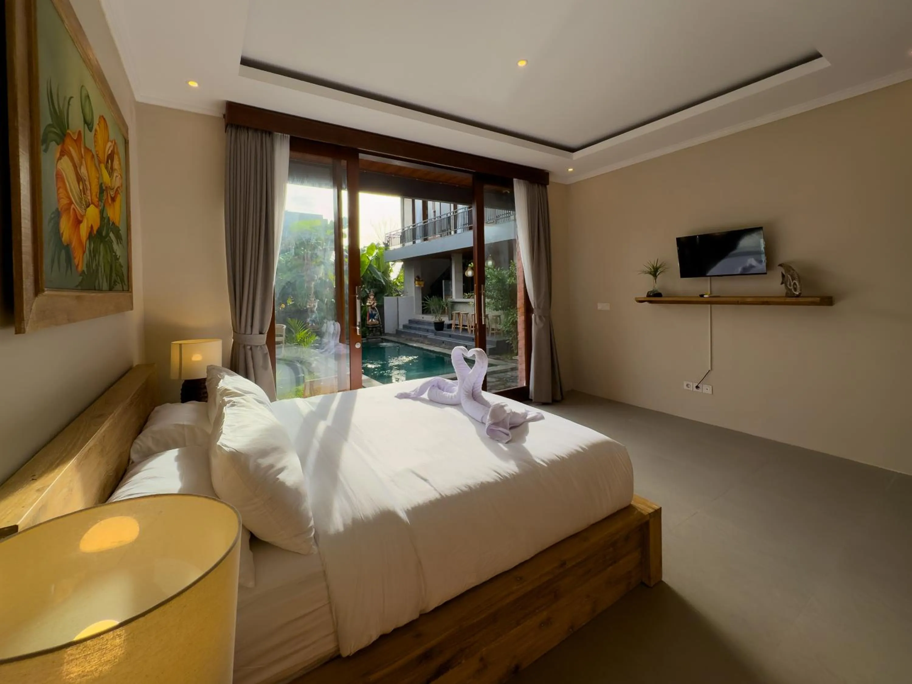 Balcony/Terrace, Bed in Koeluma Bali