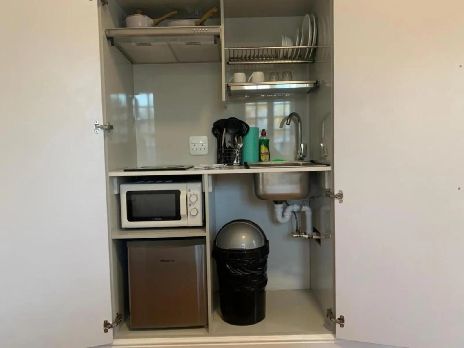 Kitchen or kitchenette in Just Joey Lodge