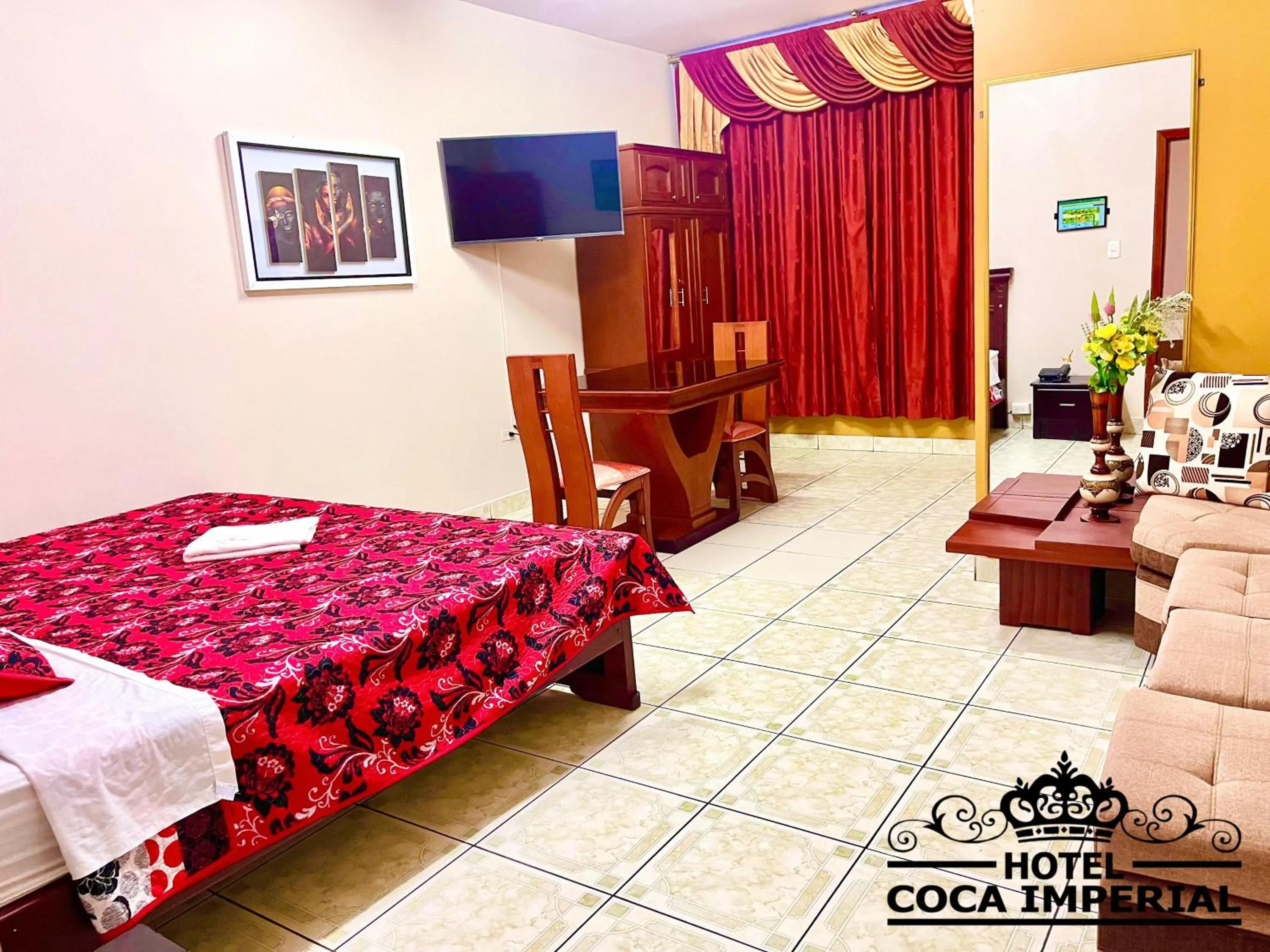 Bed in Hotel Coca Imperial