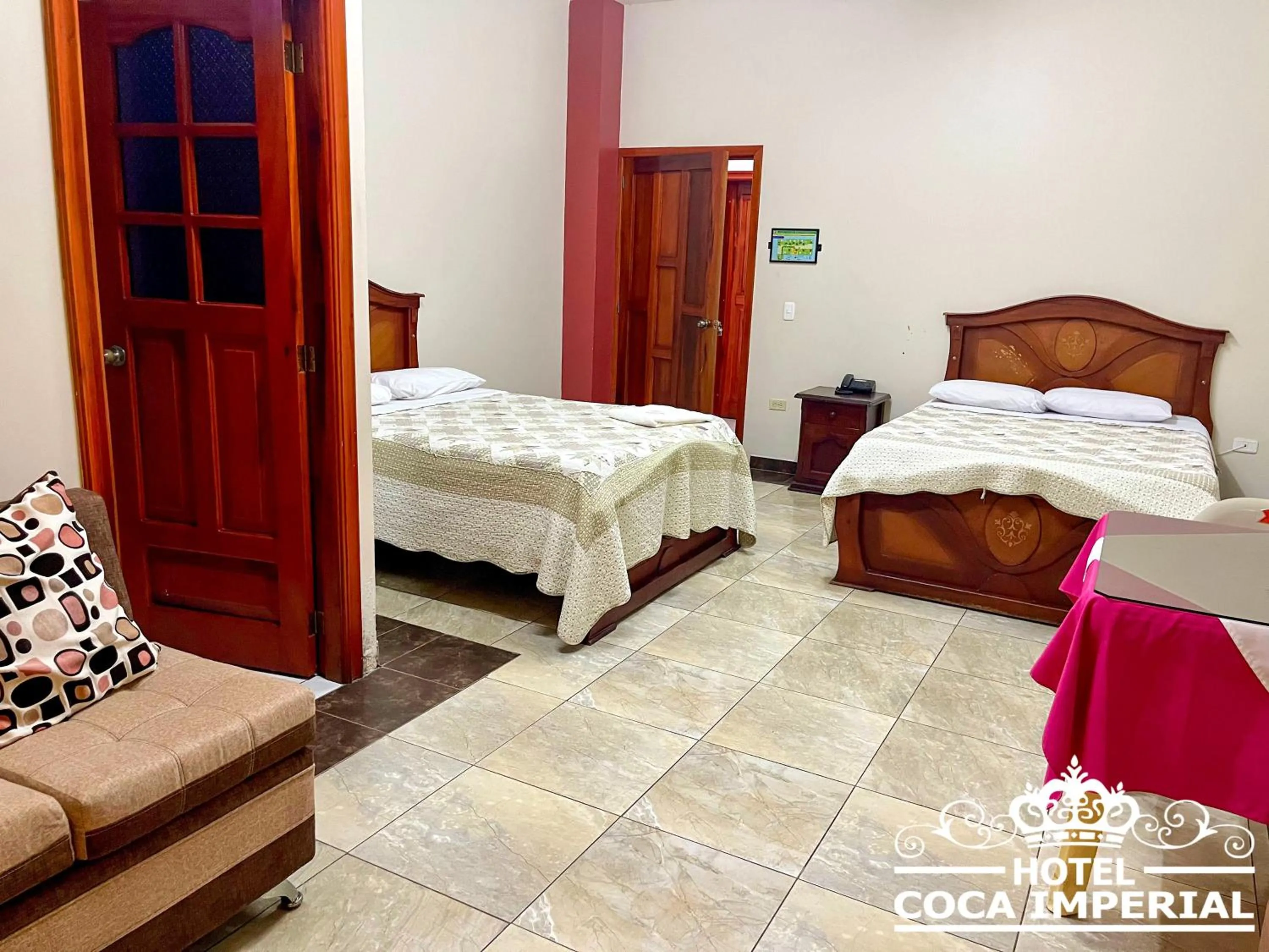 Bed in Hotel Coca Imperial