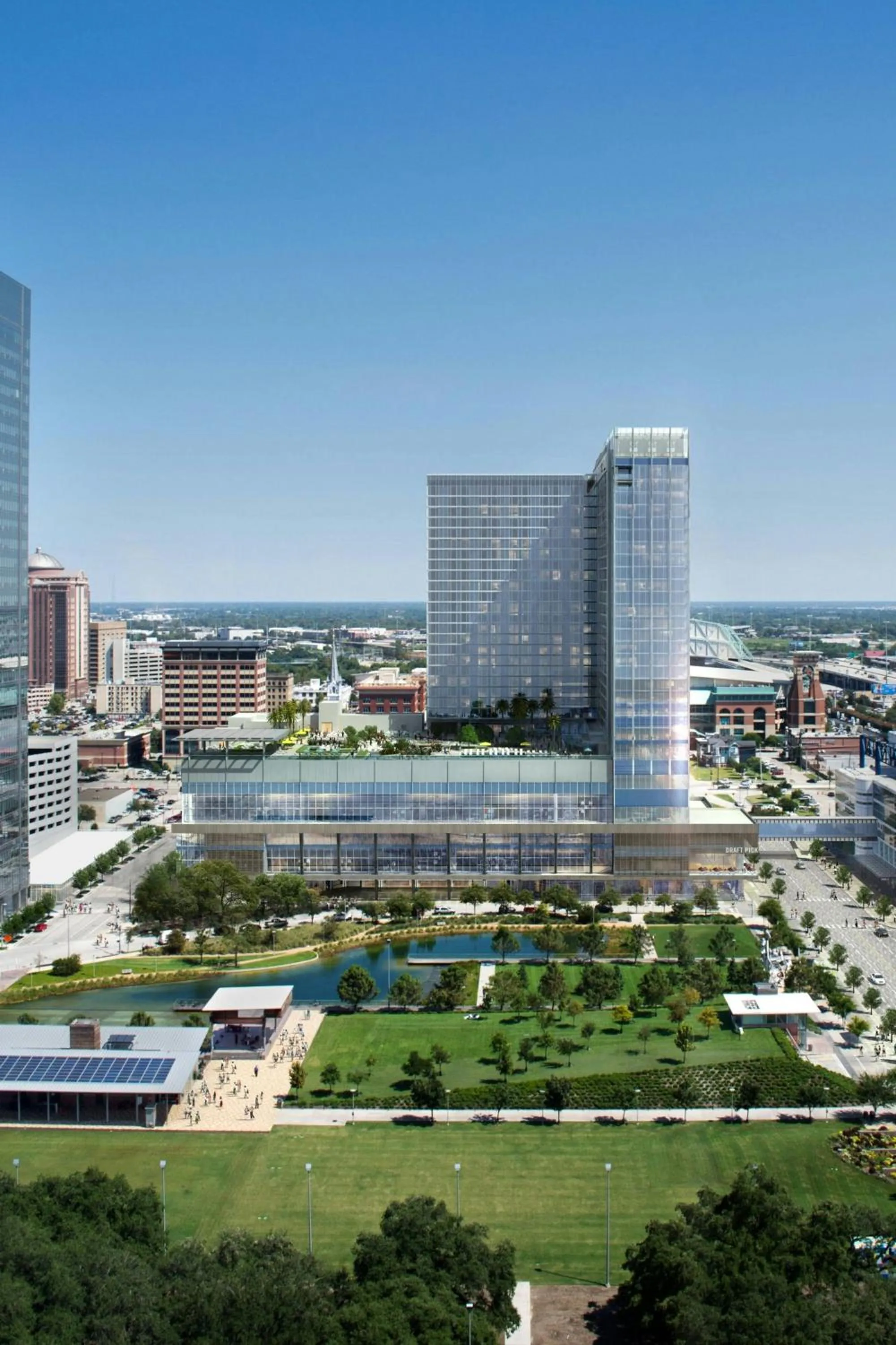 View (from property/room) in Marriott Marquis Houston