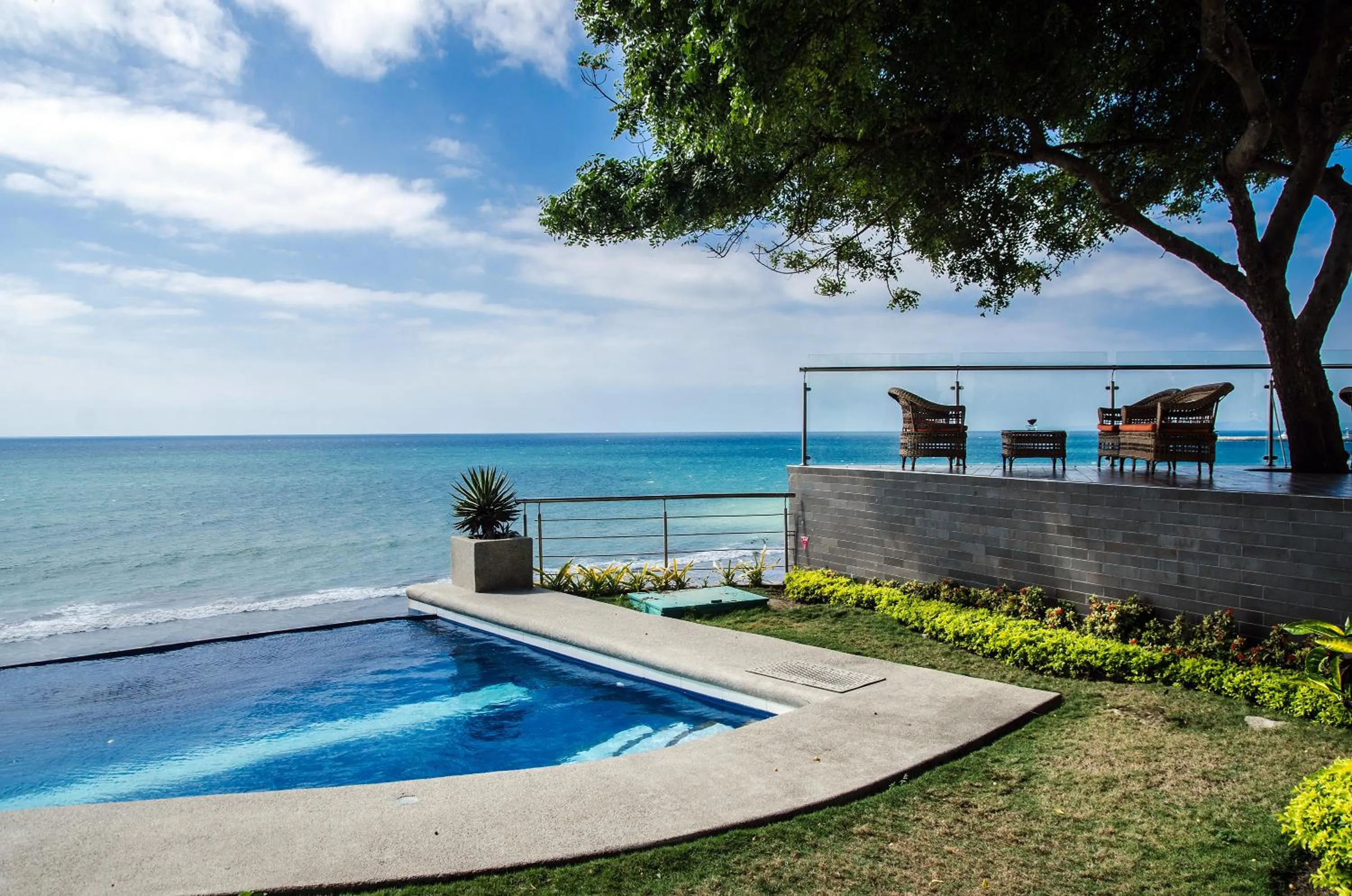 Patio in Hotel Vistalmar