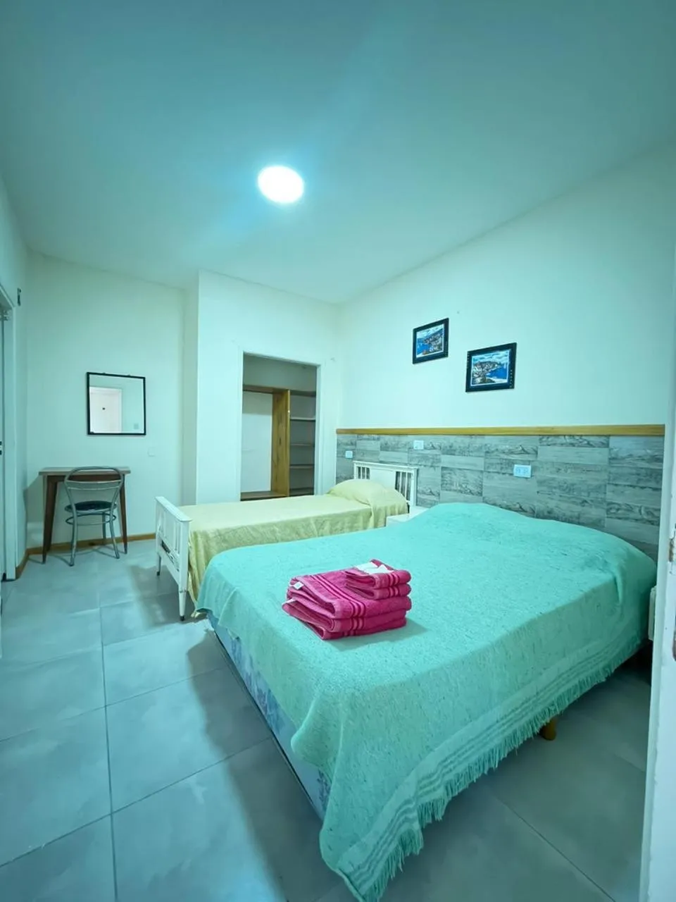 Bed in Hotel Riviera