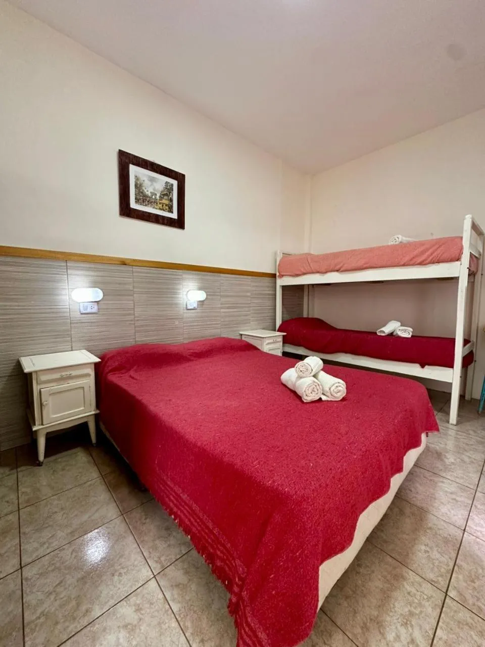 Bed in Hotel Riviera