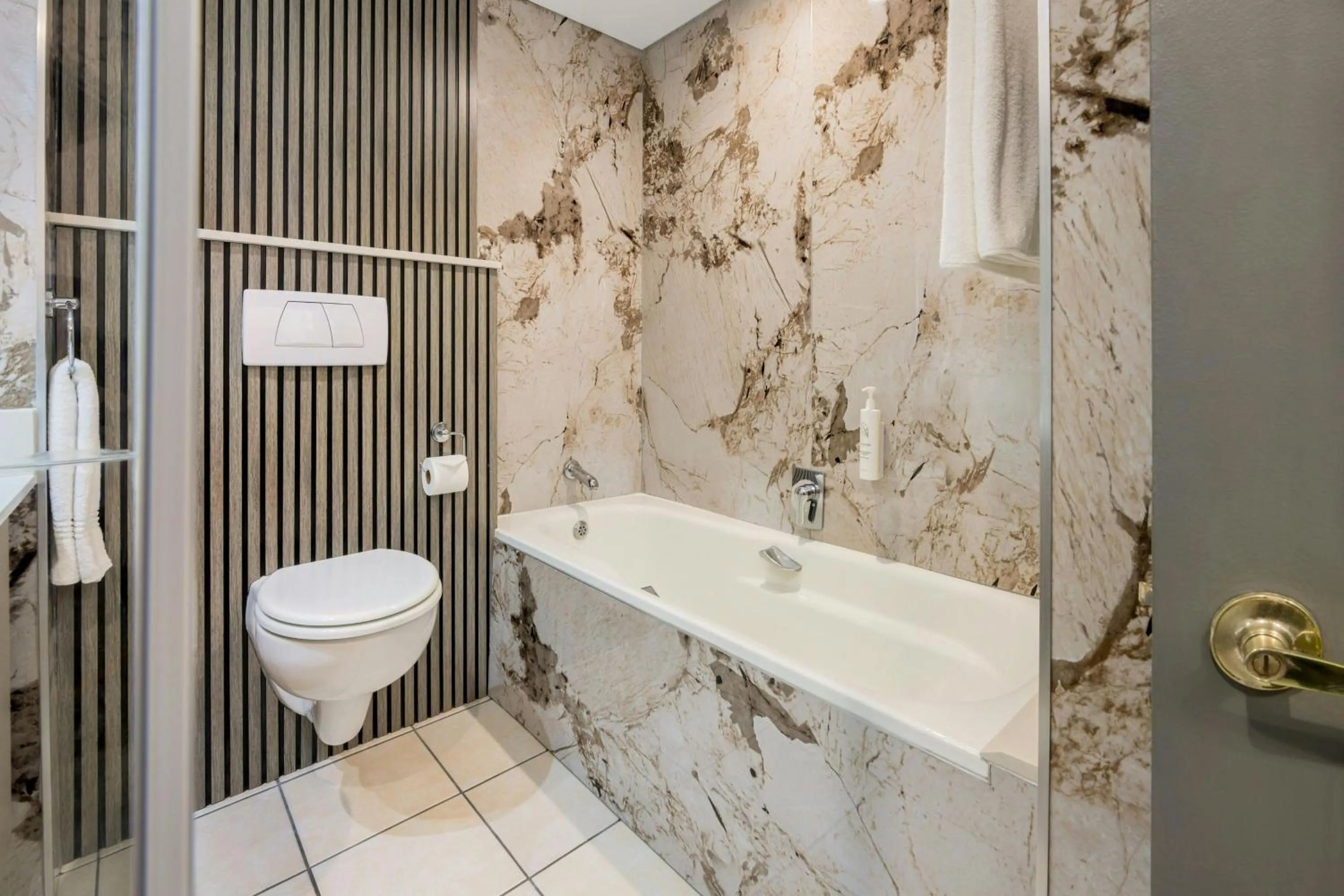 Bathroom in Protea Hotel by Marriott Johannesburg Balalaika Sandton