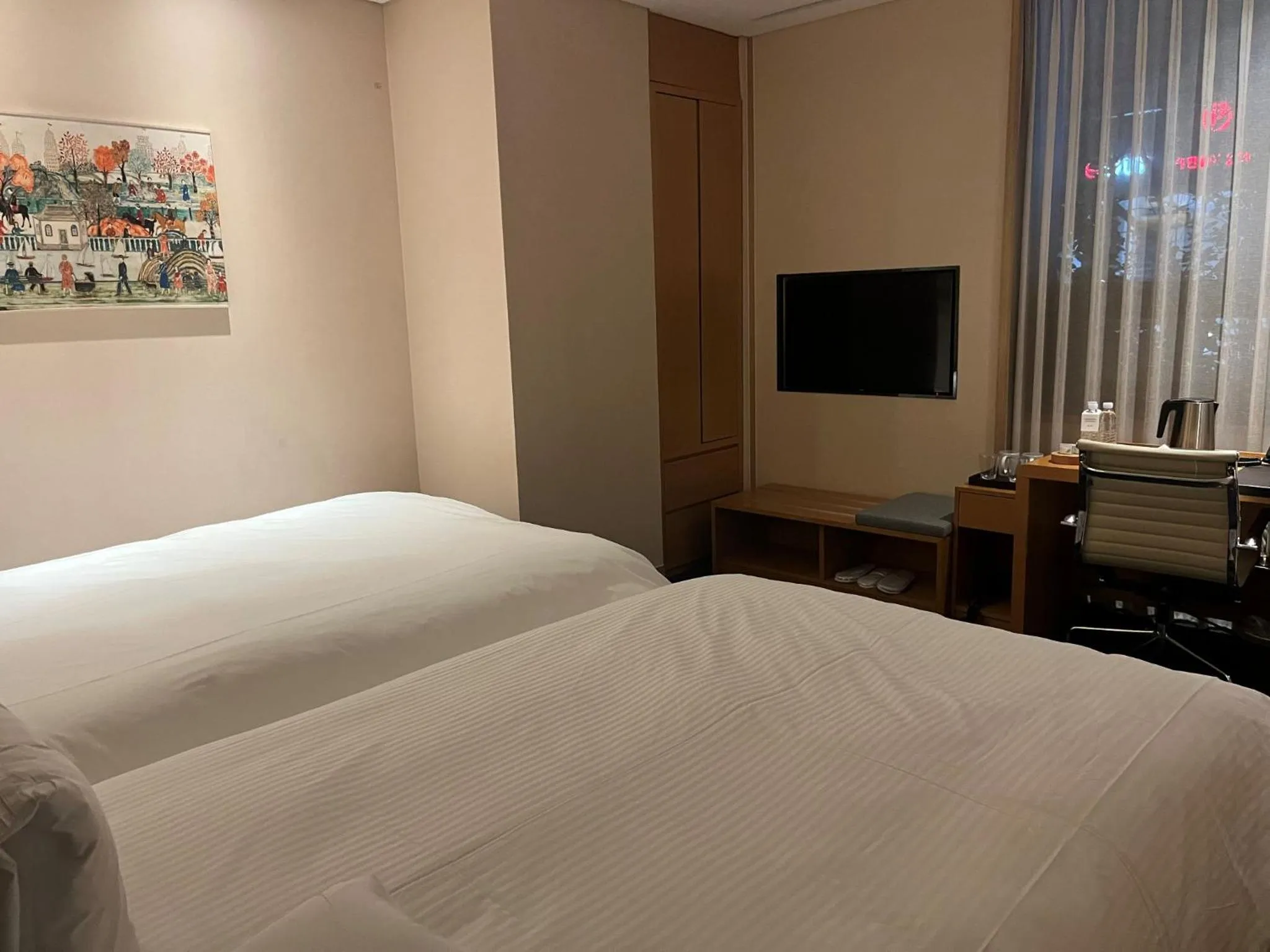 Bed in Acube Hotel Dongdaemun