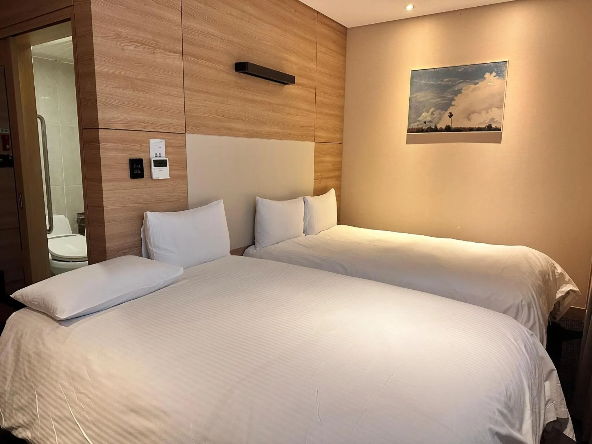 Bed in Acube Hotel Dongdaemun