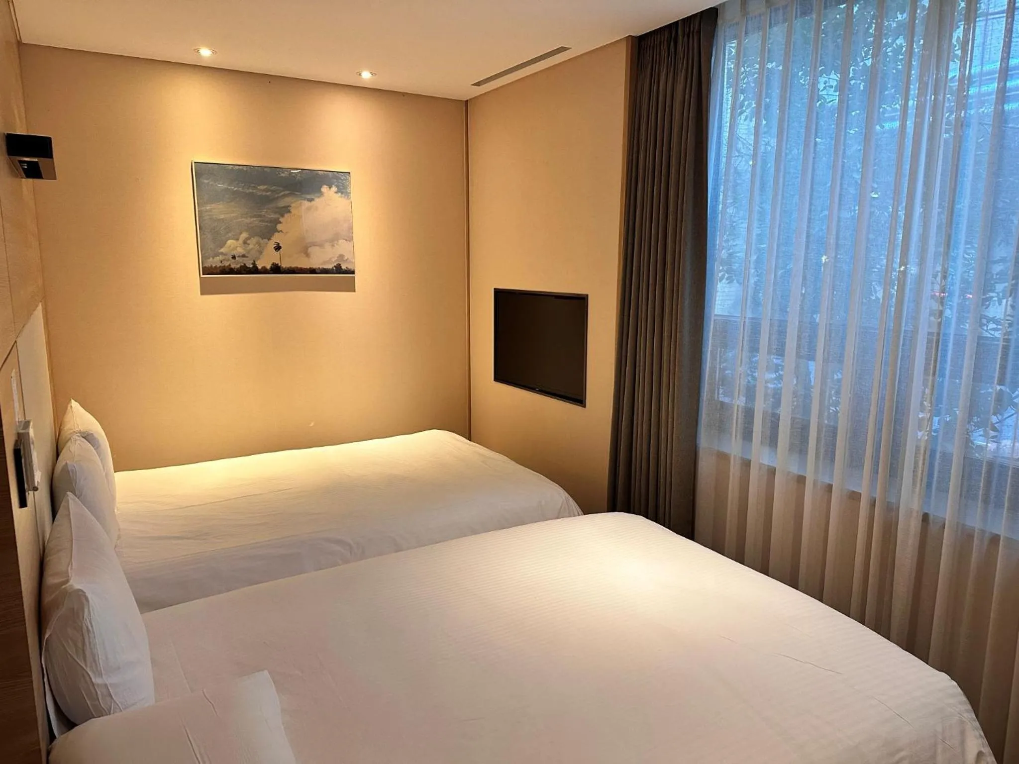 Bed in Acube Hotel Dongdaemun