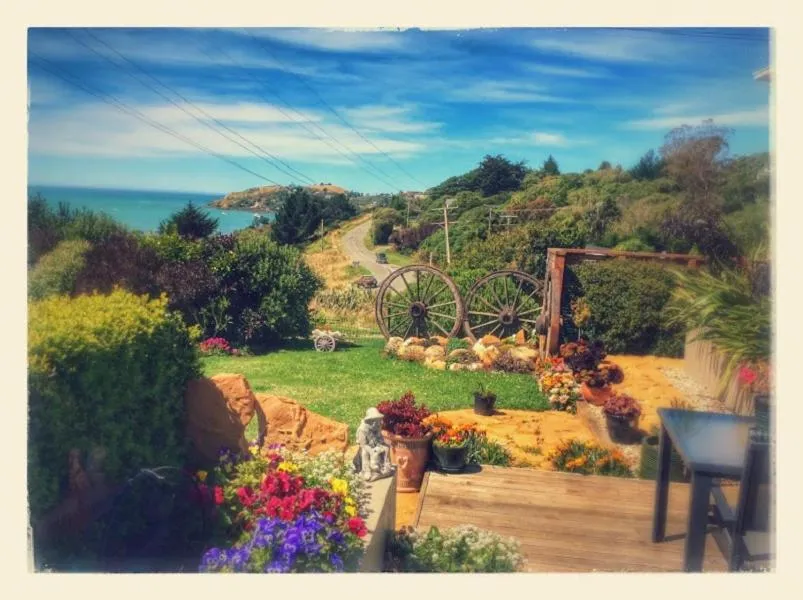 Balcony/Terrace in Noah's Boutique Accommodation Moeraki